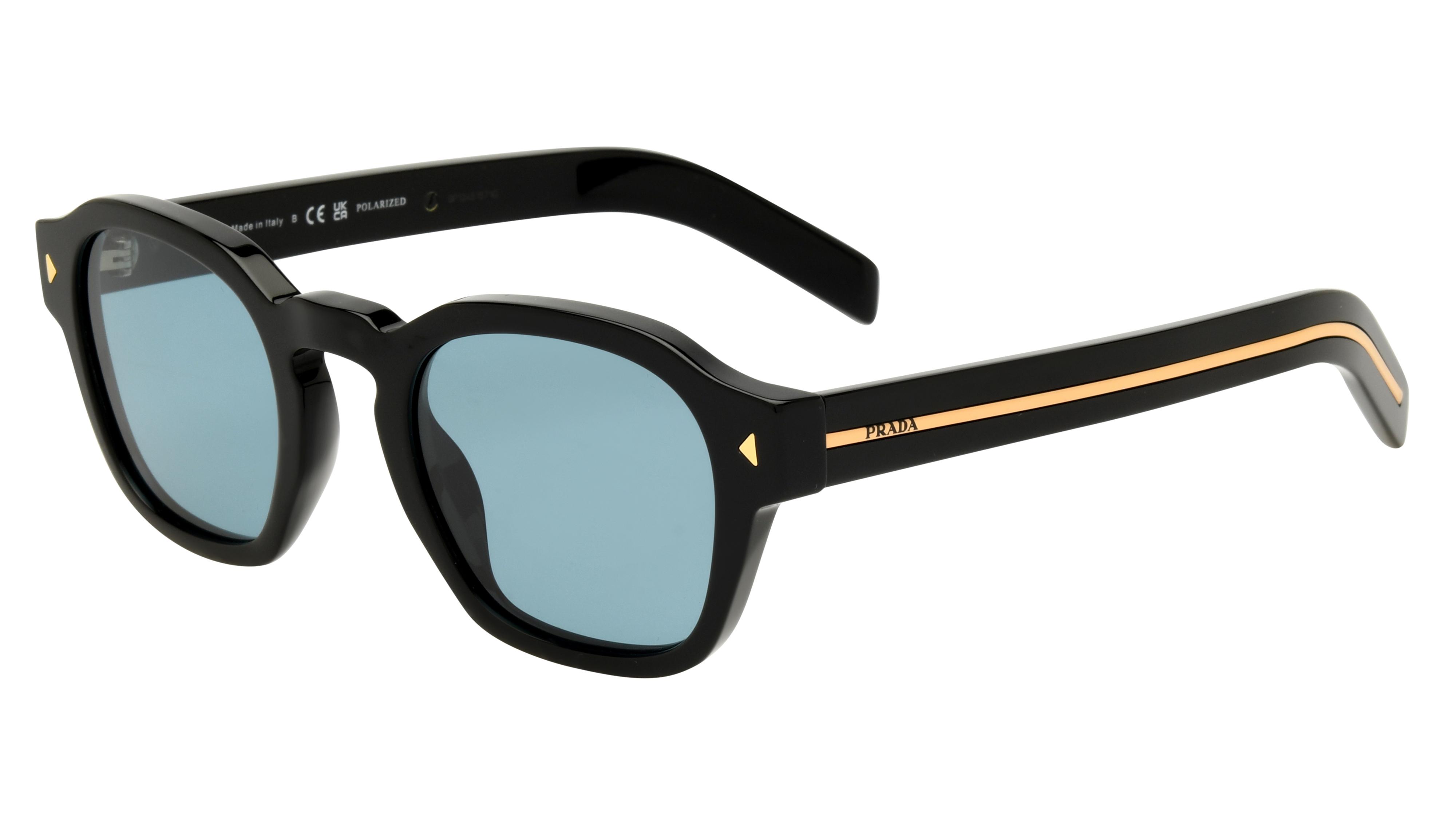 Lunettes de soleil Prada Homme Noir Pantos Pra16S Trois-Quart