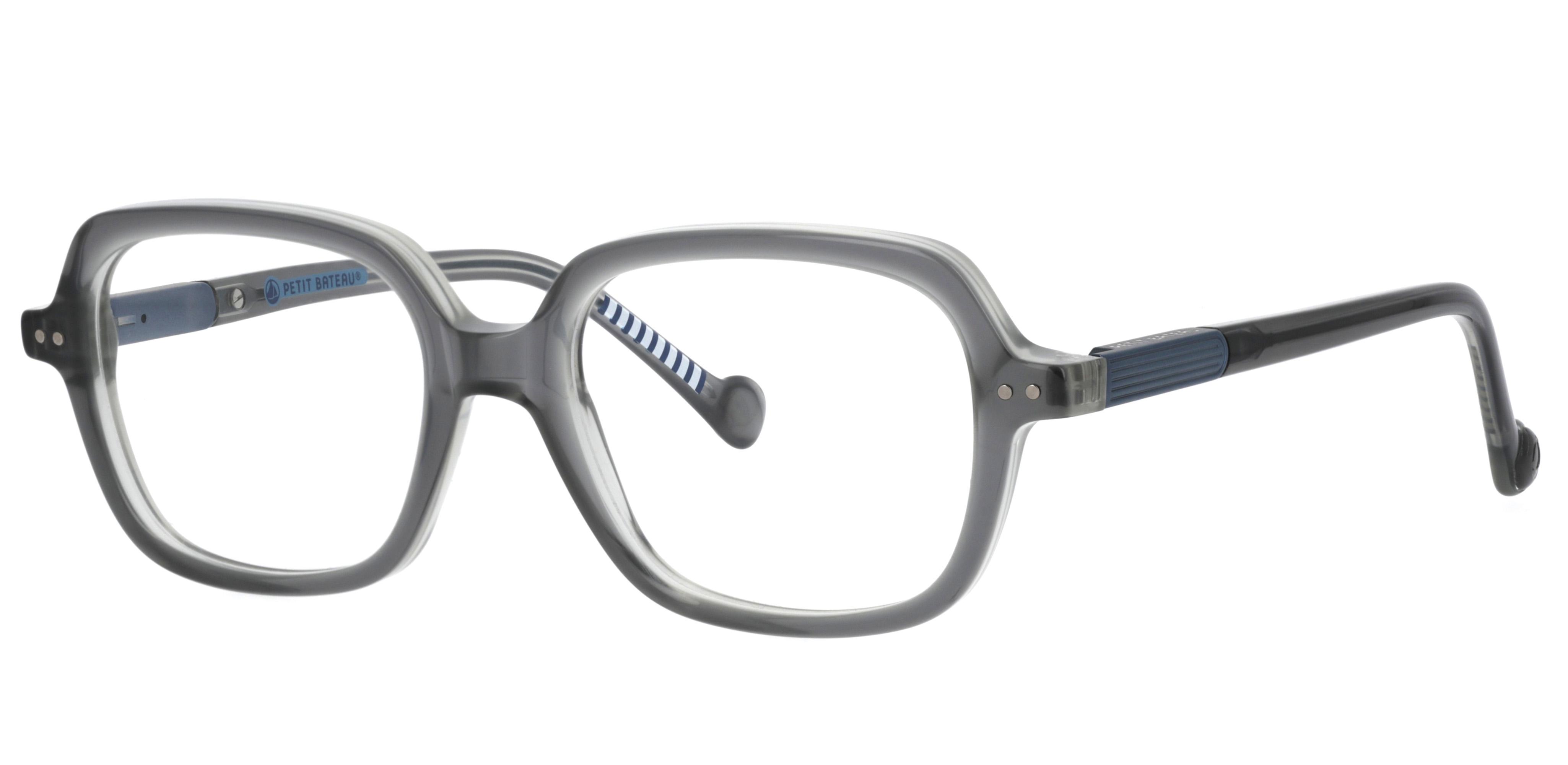 Lunettes de vue Petit Bateau Enfant Gris Rectangle Ile Gauche