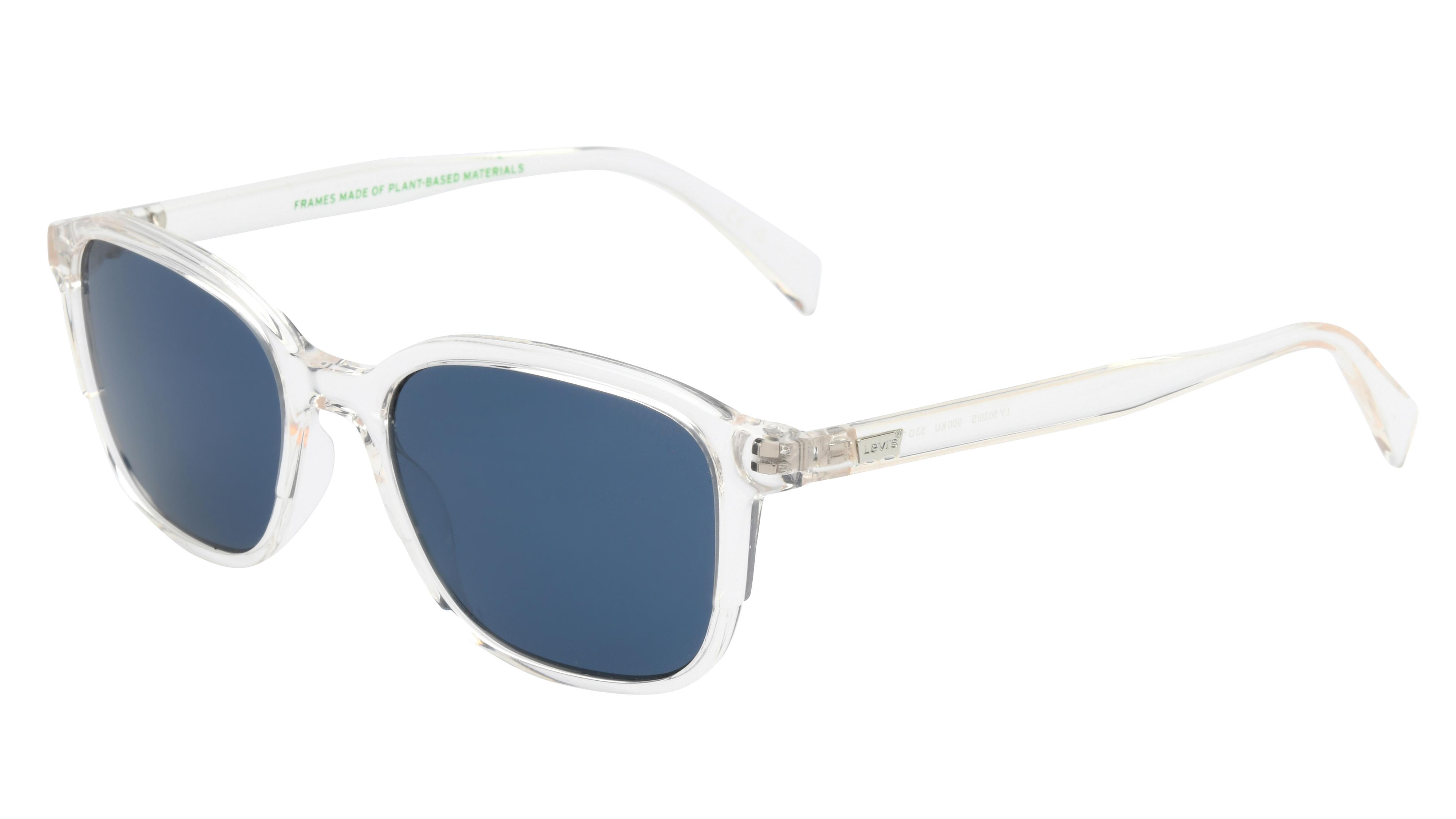 Lunettes de soleil Levi's Homme Transparent Rectangle Lv5030/S Trois-Quart