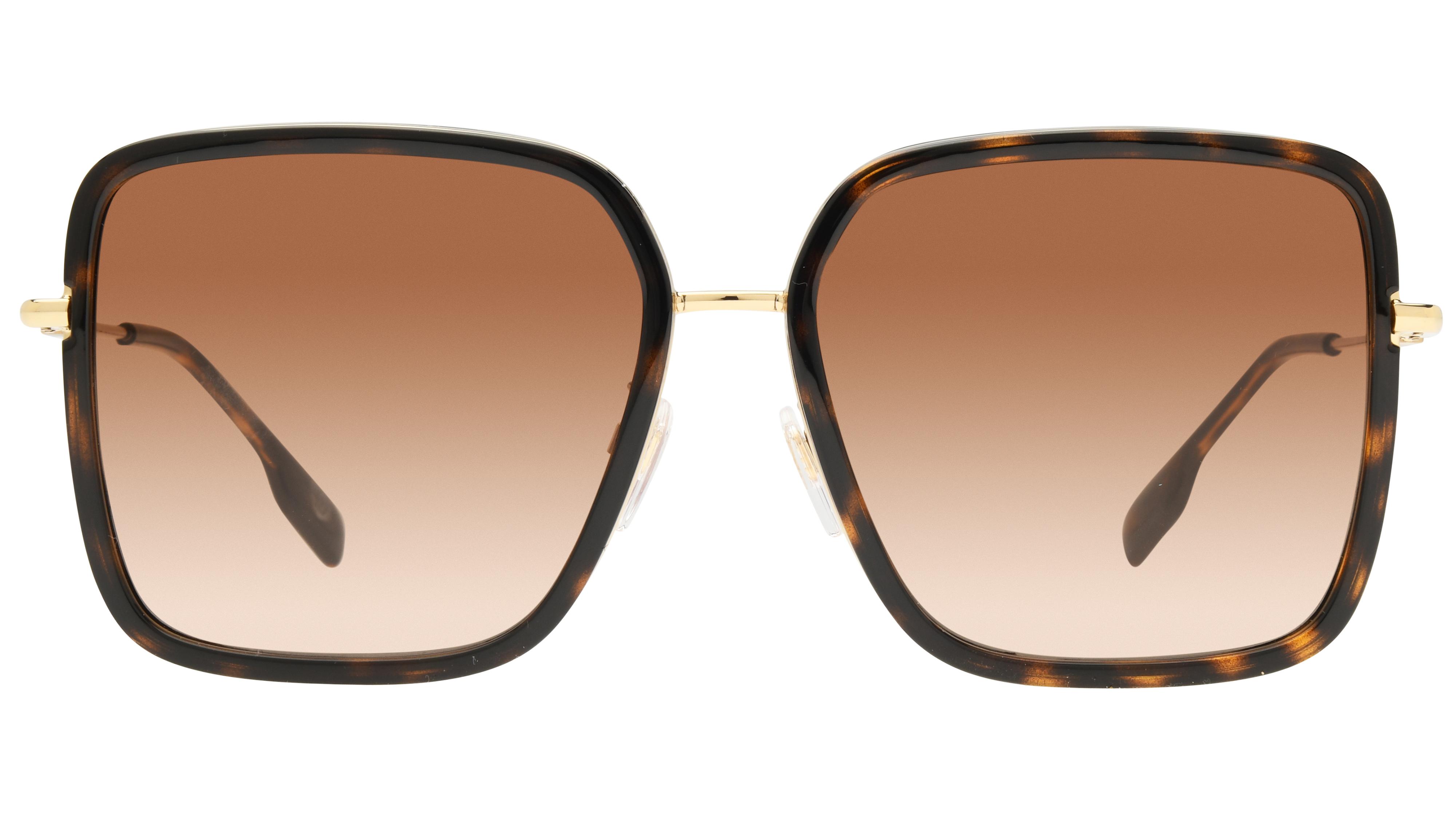 Lunettes de soleil Burberry Femme Écaille Carré BE3145D Face
