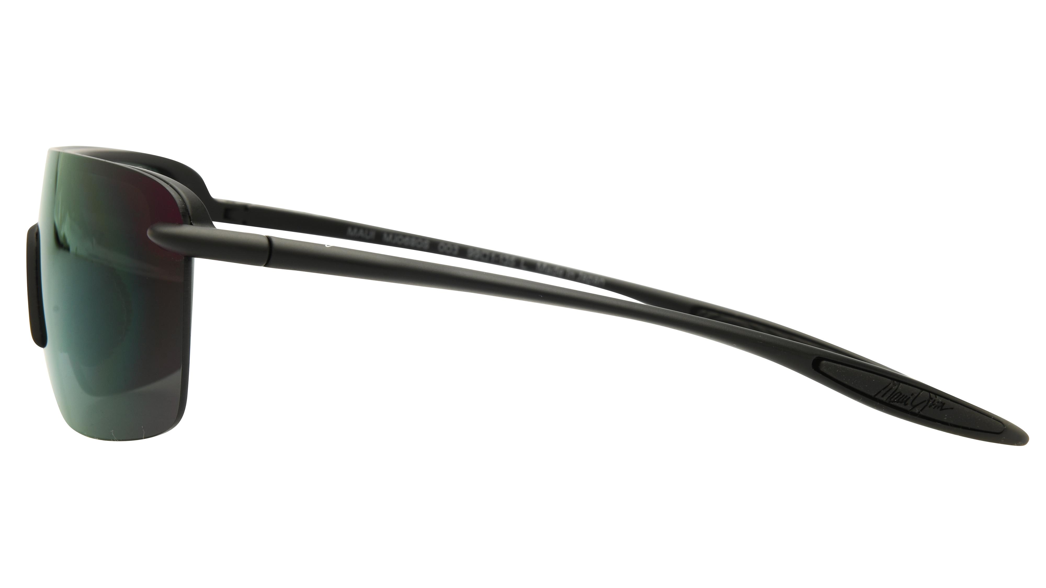 Lunettes de soleil Maui Jim Mixte Noir Sport mj0680s Gauche