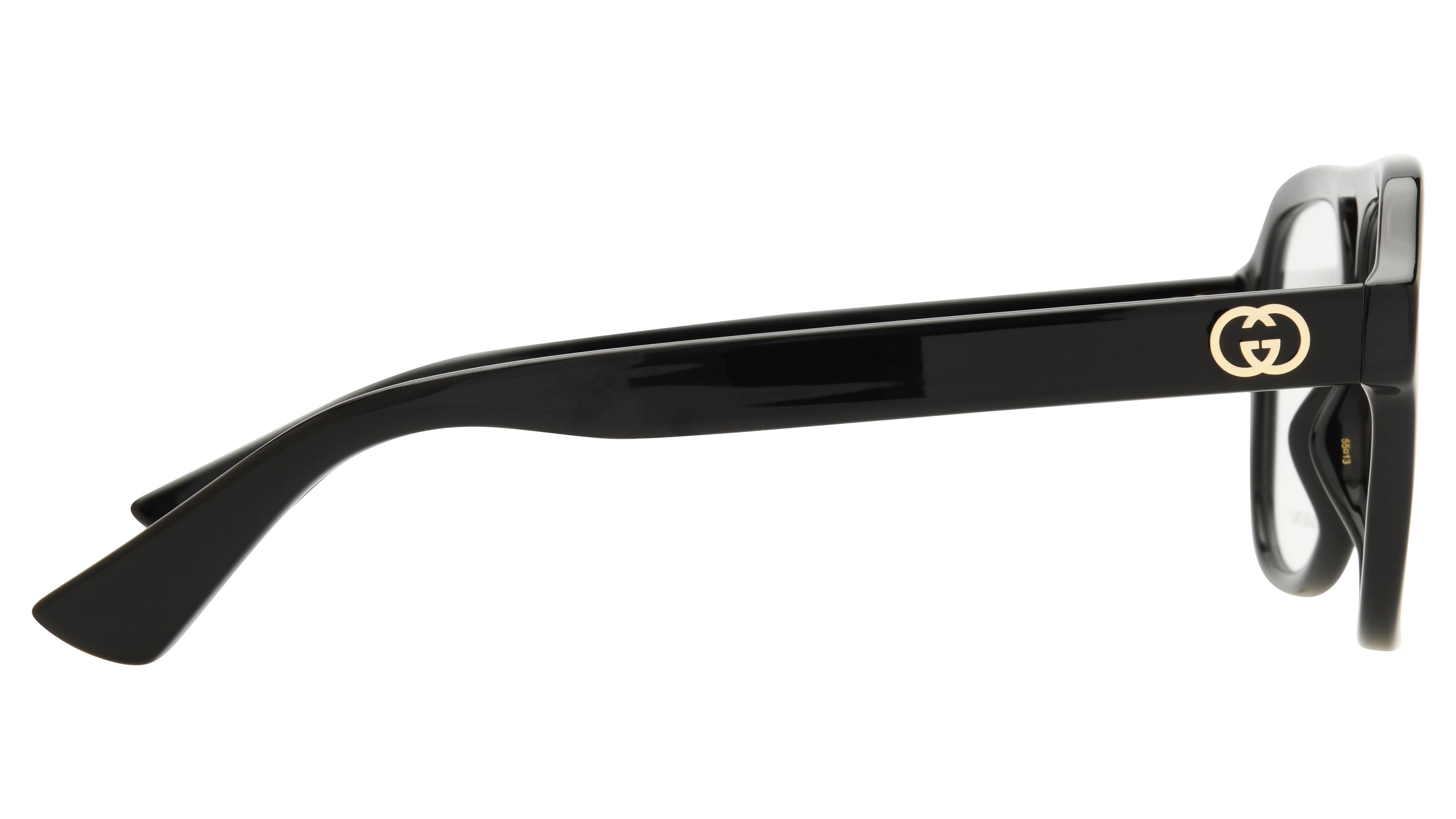 Lunettes de vue Gucci Femme Noir Aviateur Gg2192O Droite