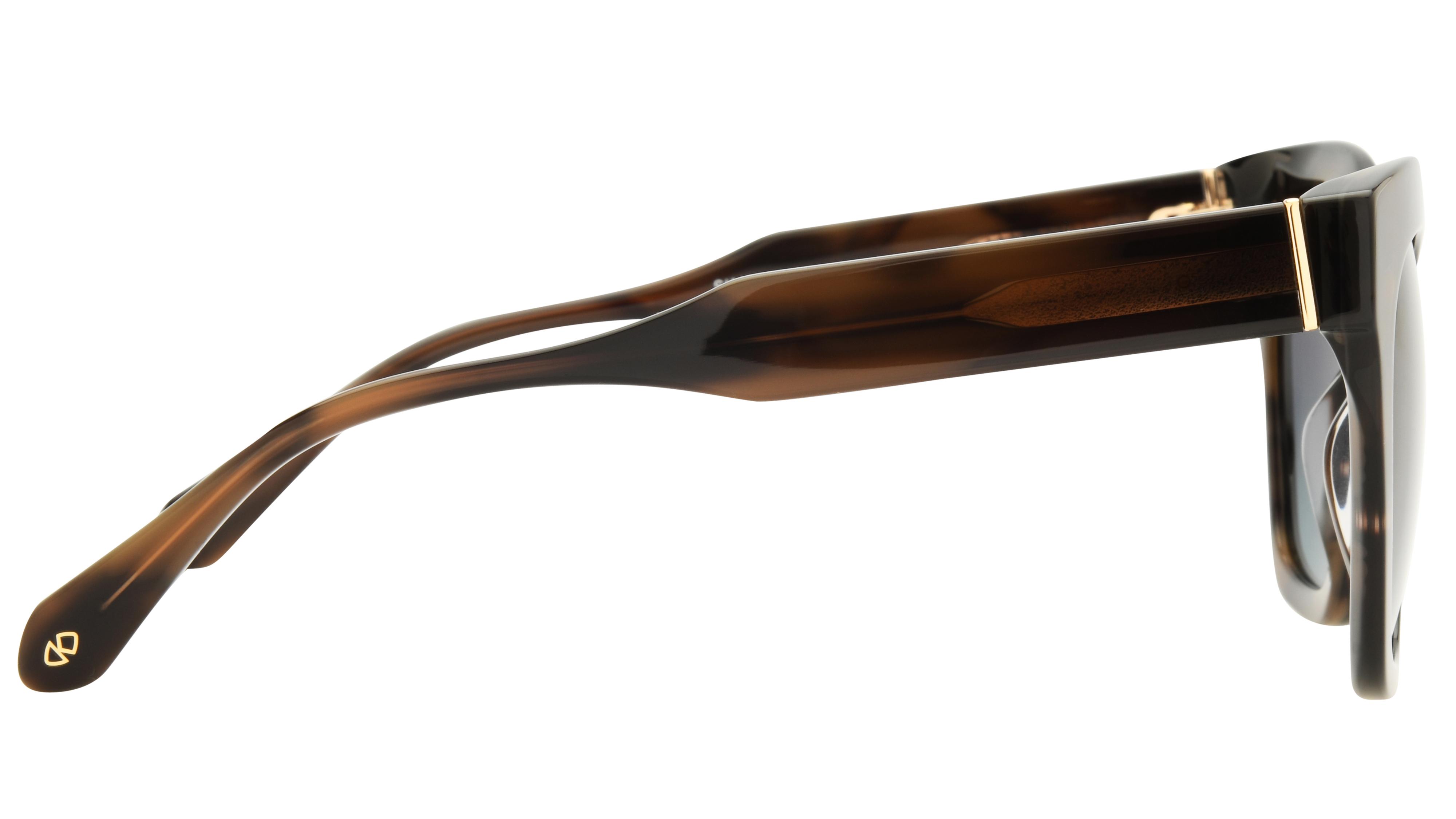 Lunettes de soleil Signature Krys Femme Marron Papillon skj2612-f Droite