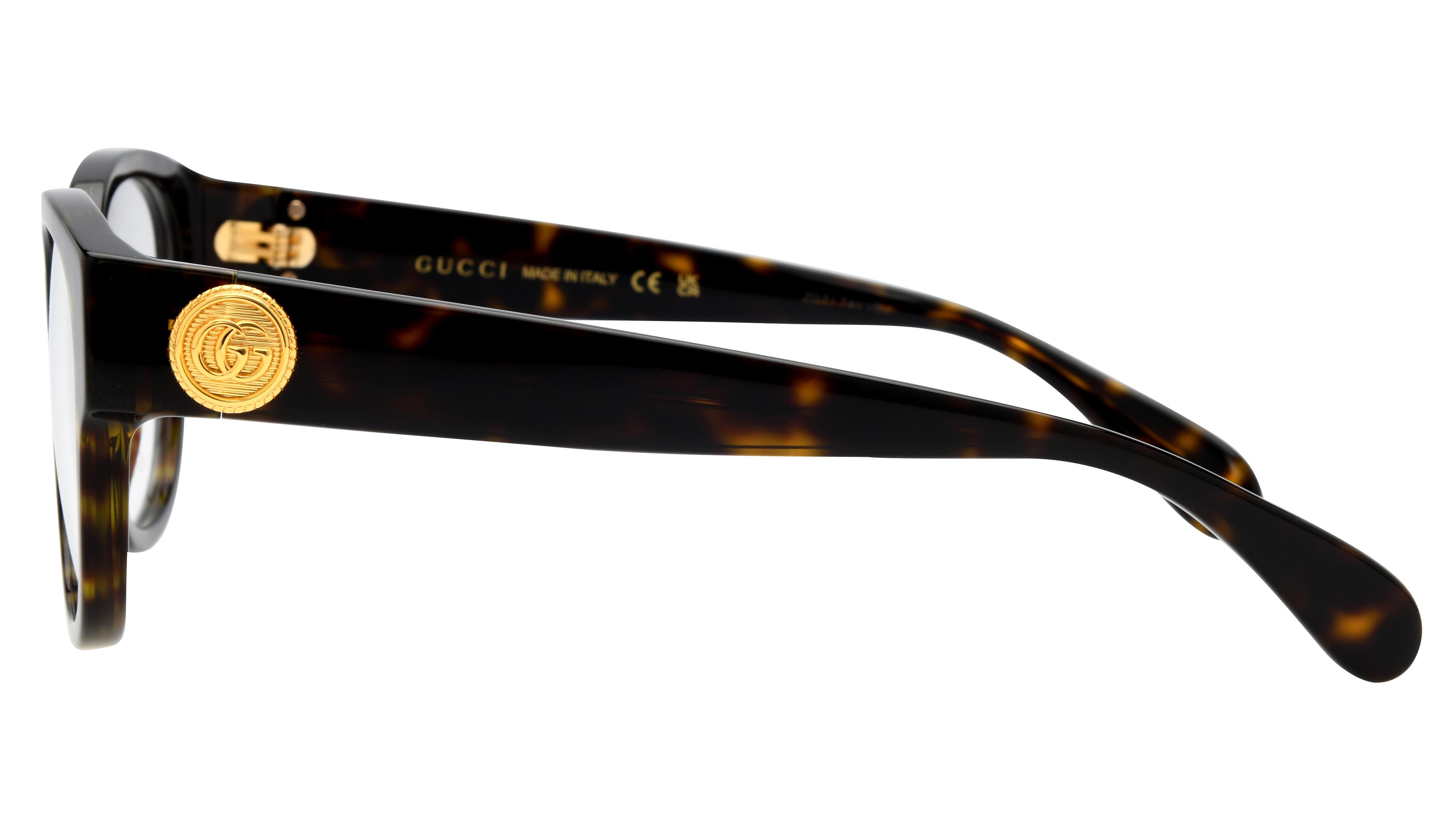 Lunettes de vue Gucci Femme Écaille Carré Gg1411O Gauche