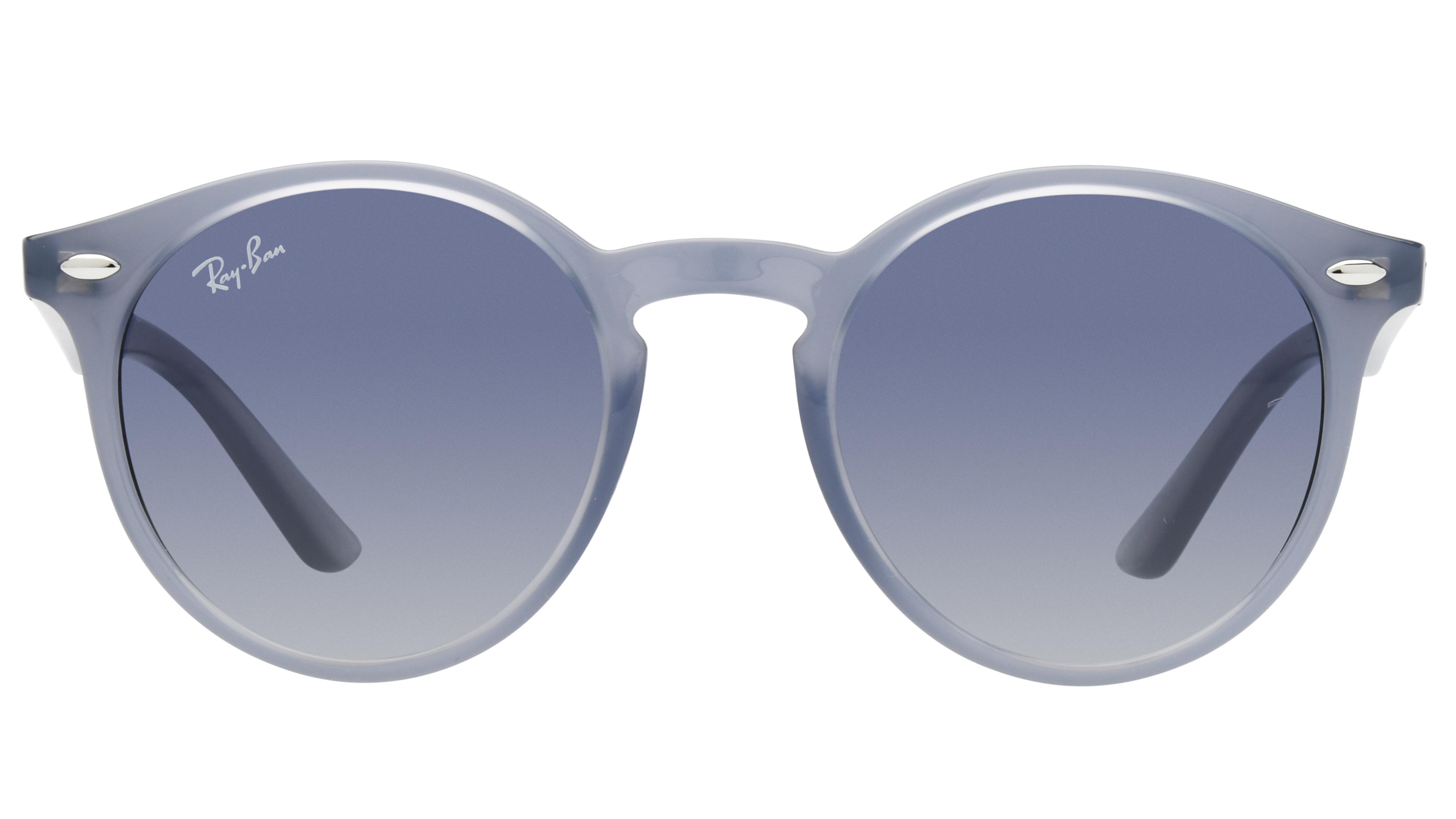 Lunettes de soleil Ray-Ban Mixte Bleu Pantos Rj9064S Face