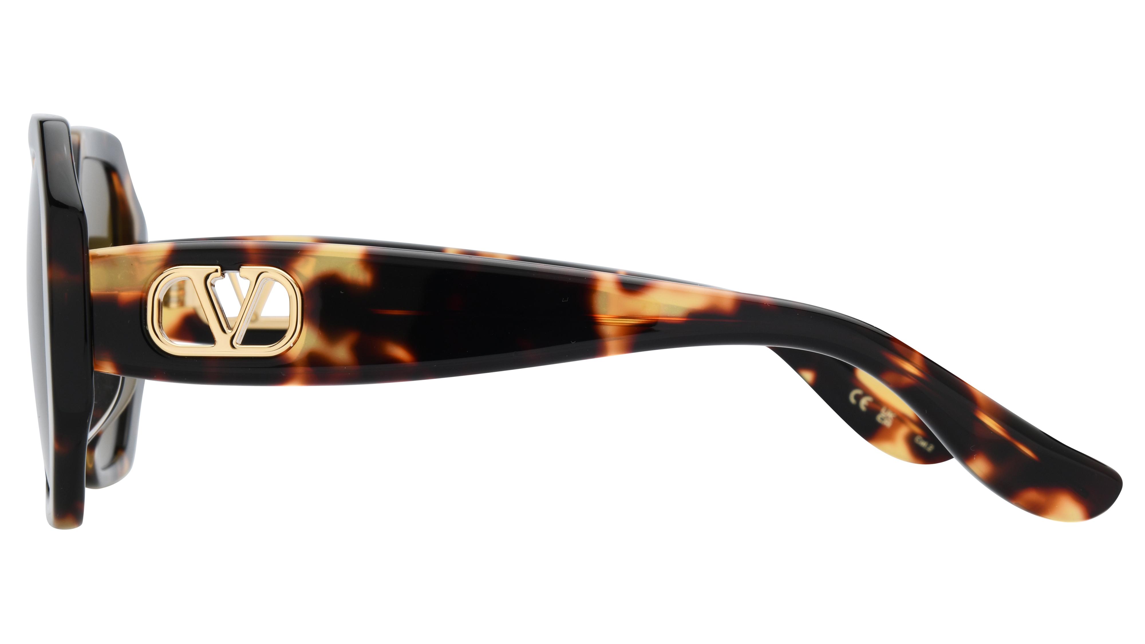 Lunettes de soleil Valentino Femme Écaille Ronde Vg0003Sa Gauche