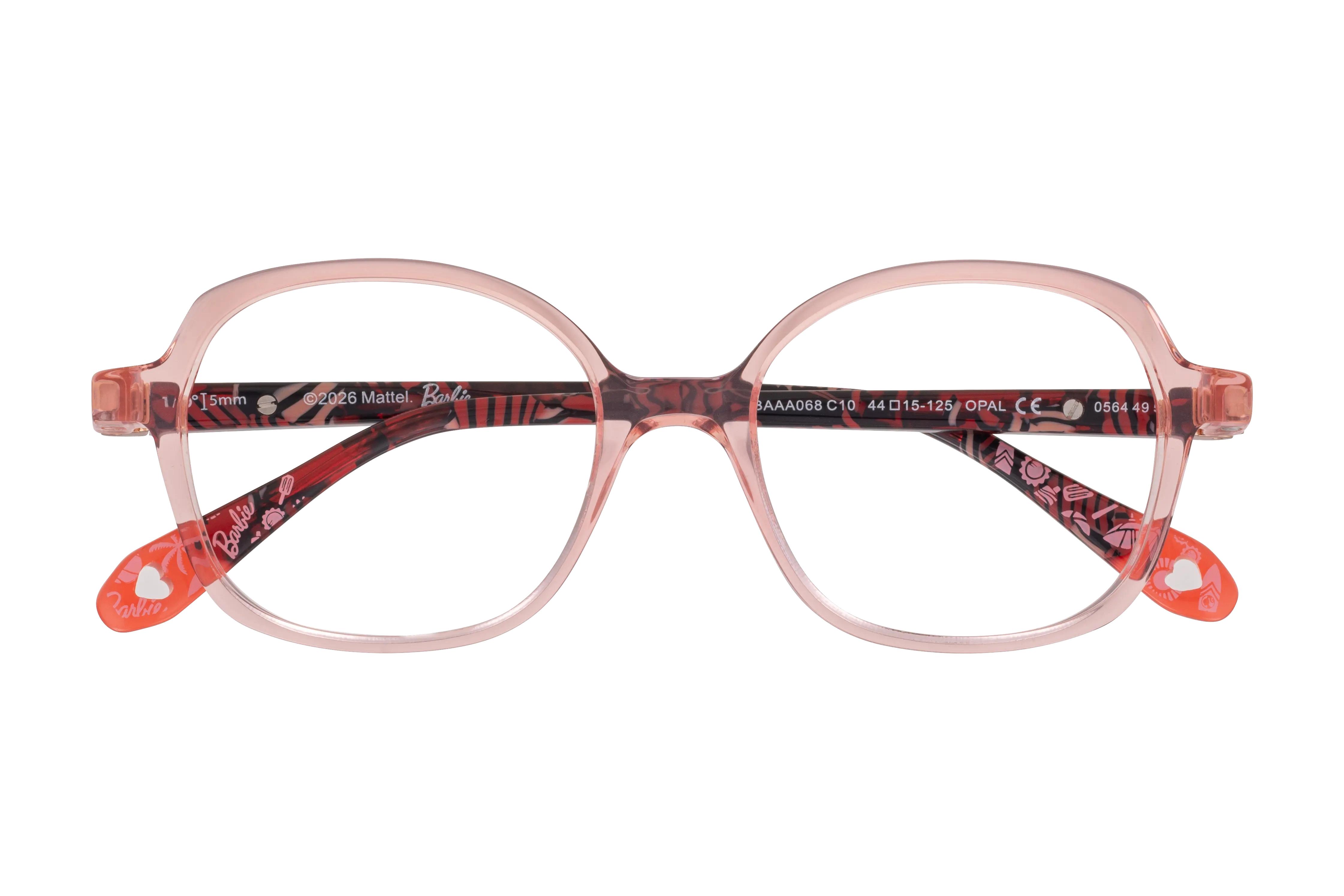Lunettes de vue Barbie  Rose Carré BAAA068C10 Face