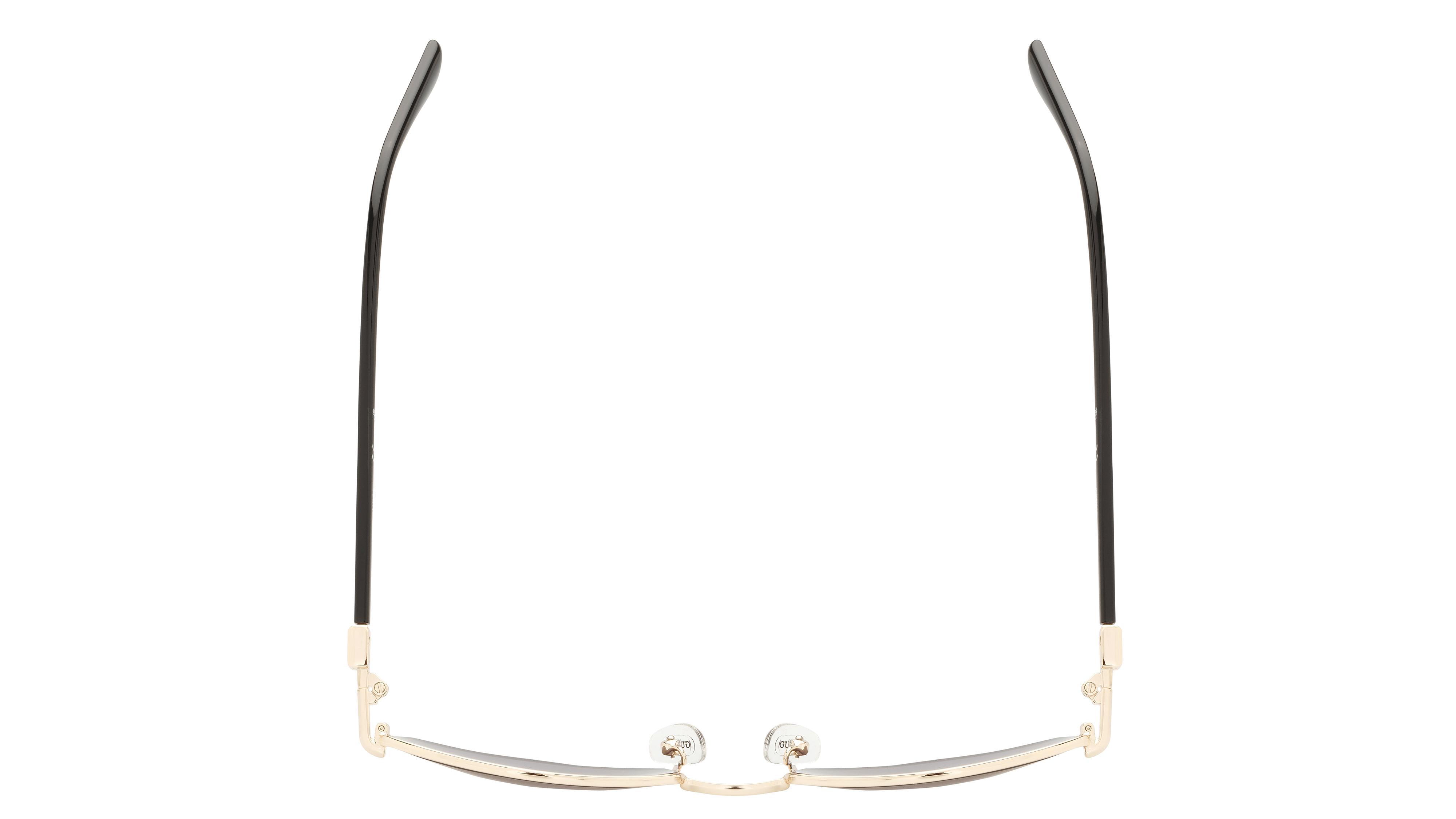 Lunettes de soleil Guess Femme Noir Angulaire gu00289 Dessus
