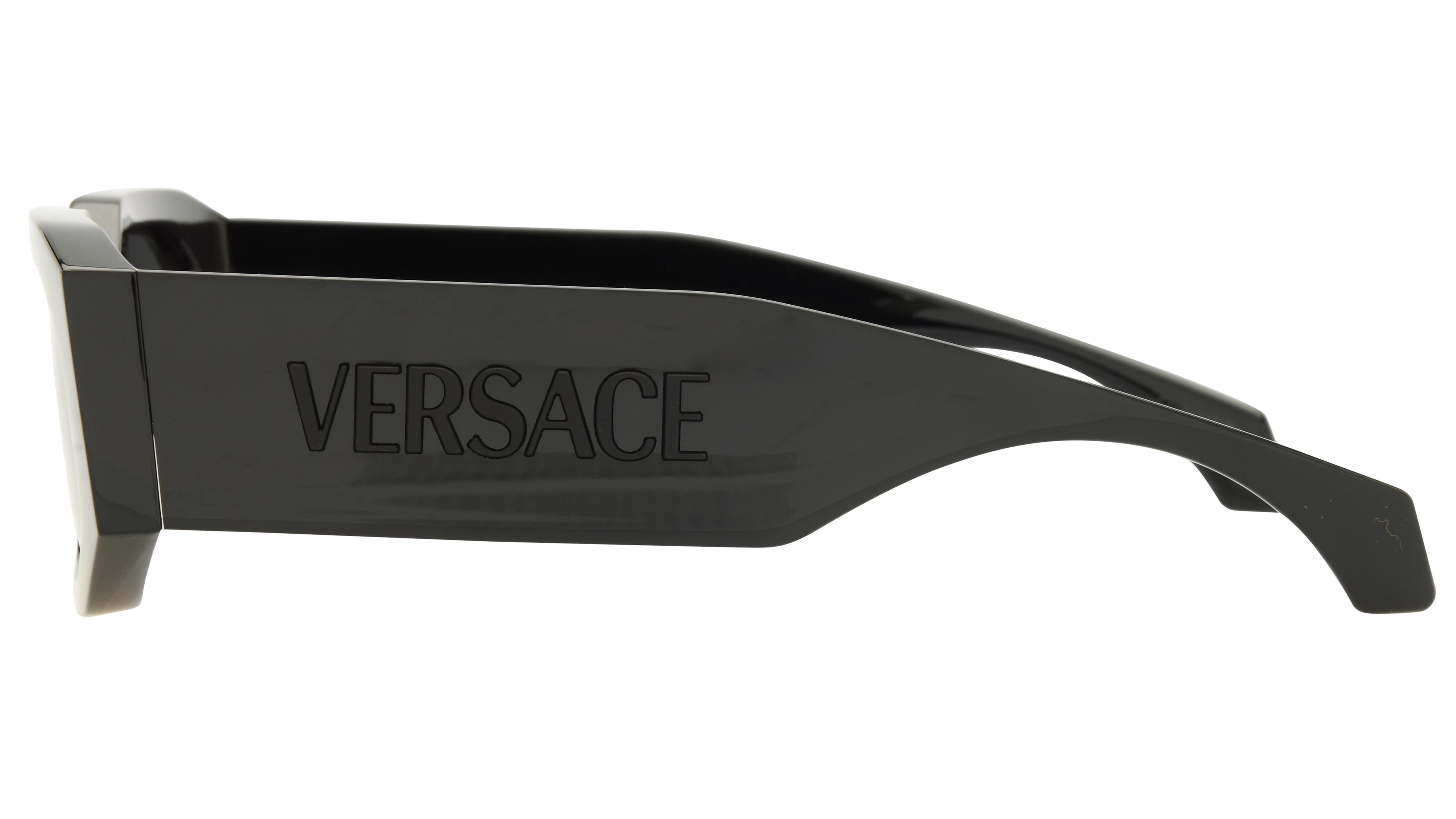 Lunettes de soleil Versace Mixte Noir Ovale VE4489U Gauche
