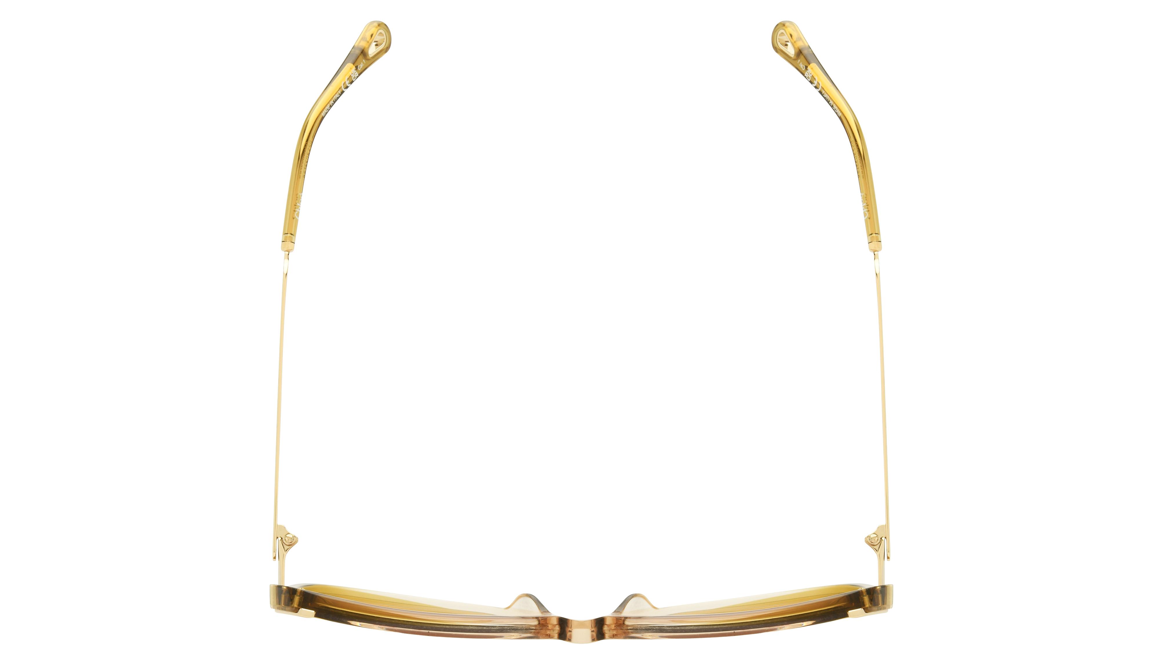 Lunettes de soleil Chloé Femme Marron Angulaire ch0286s Dessus