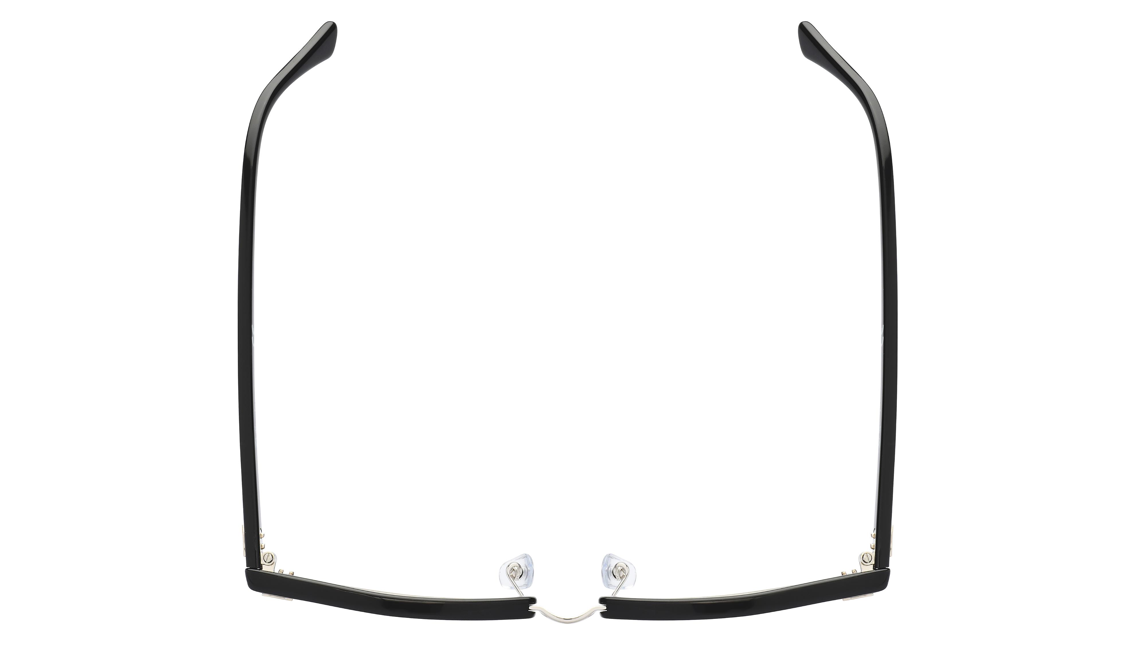 Lunettes de vue Ray-Ban Mixte Noir Carré Rx5154 Dessus