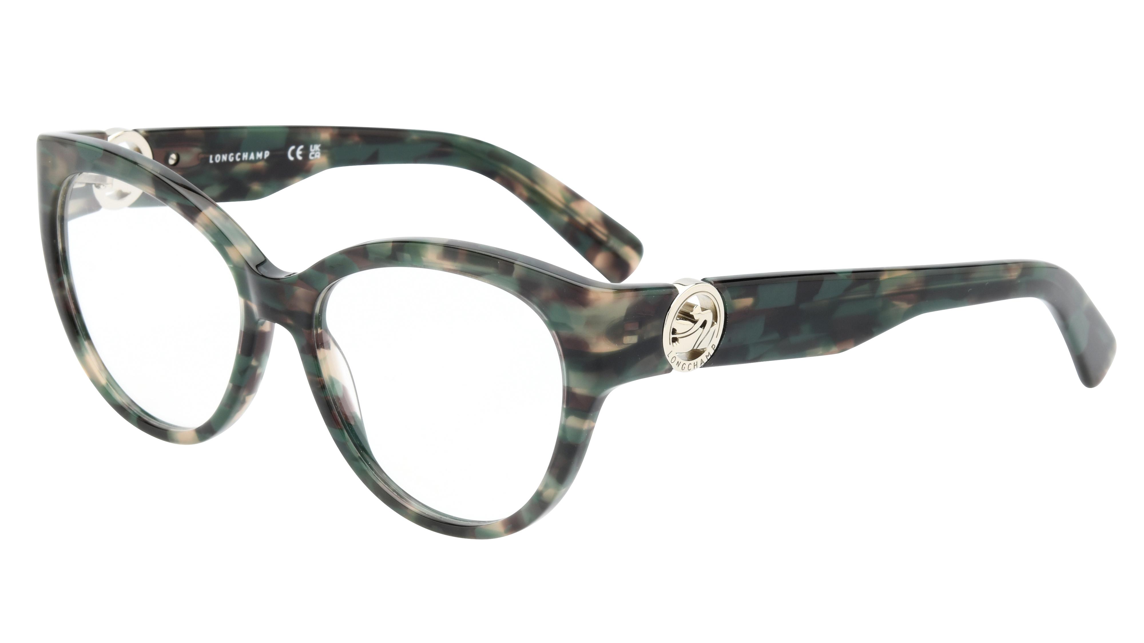 Lunettes de vue Longchamp Femme Vert Pantos Lo2729 Trois-Quart