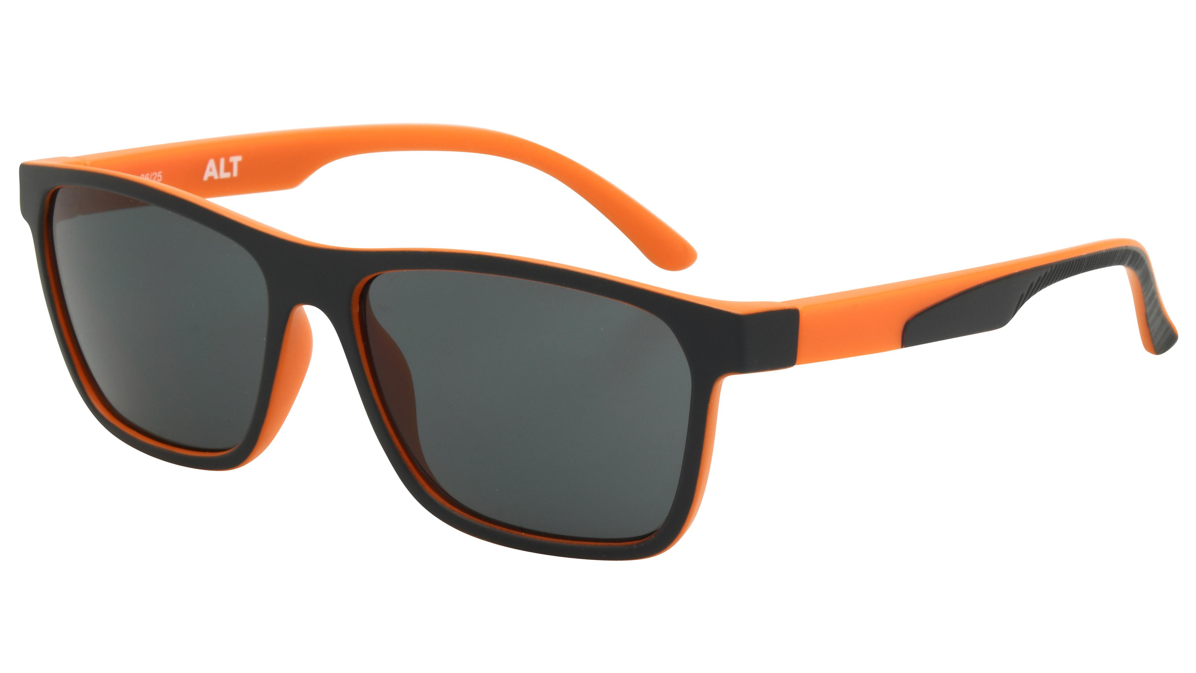 Lunettes de soleil Alternance Enfant Noir Rectangle alt26205 Trois-Quart