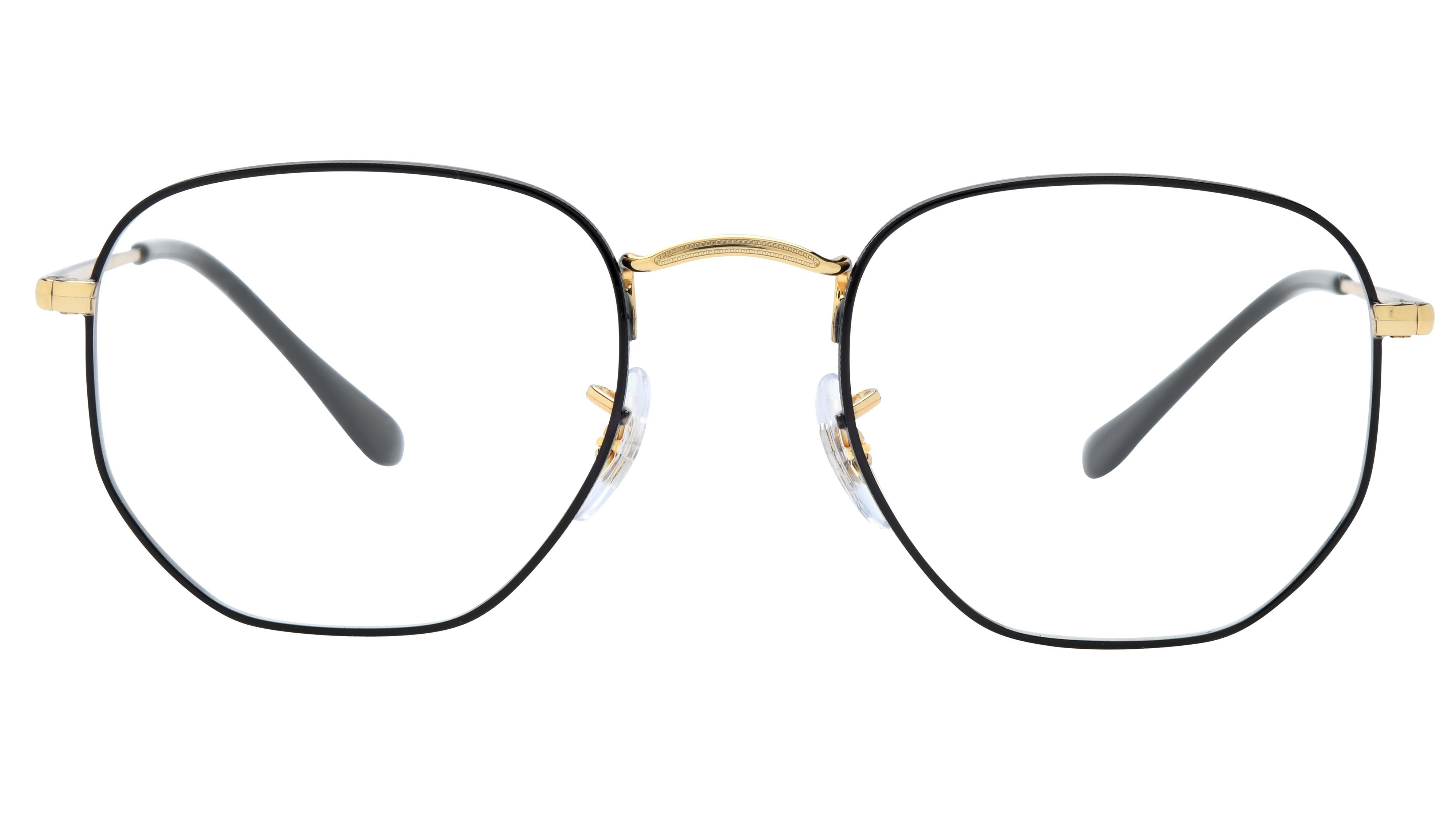 Lunettes de vue Ray-Ban Mixte Noir Carré Rx6448 Face