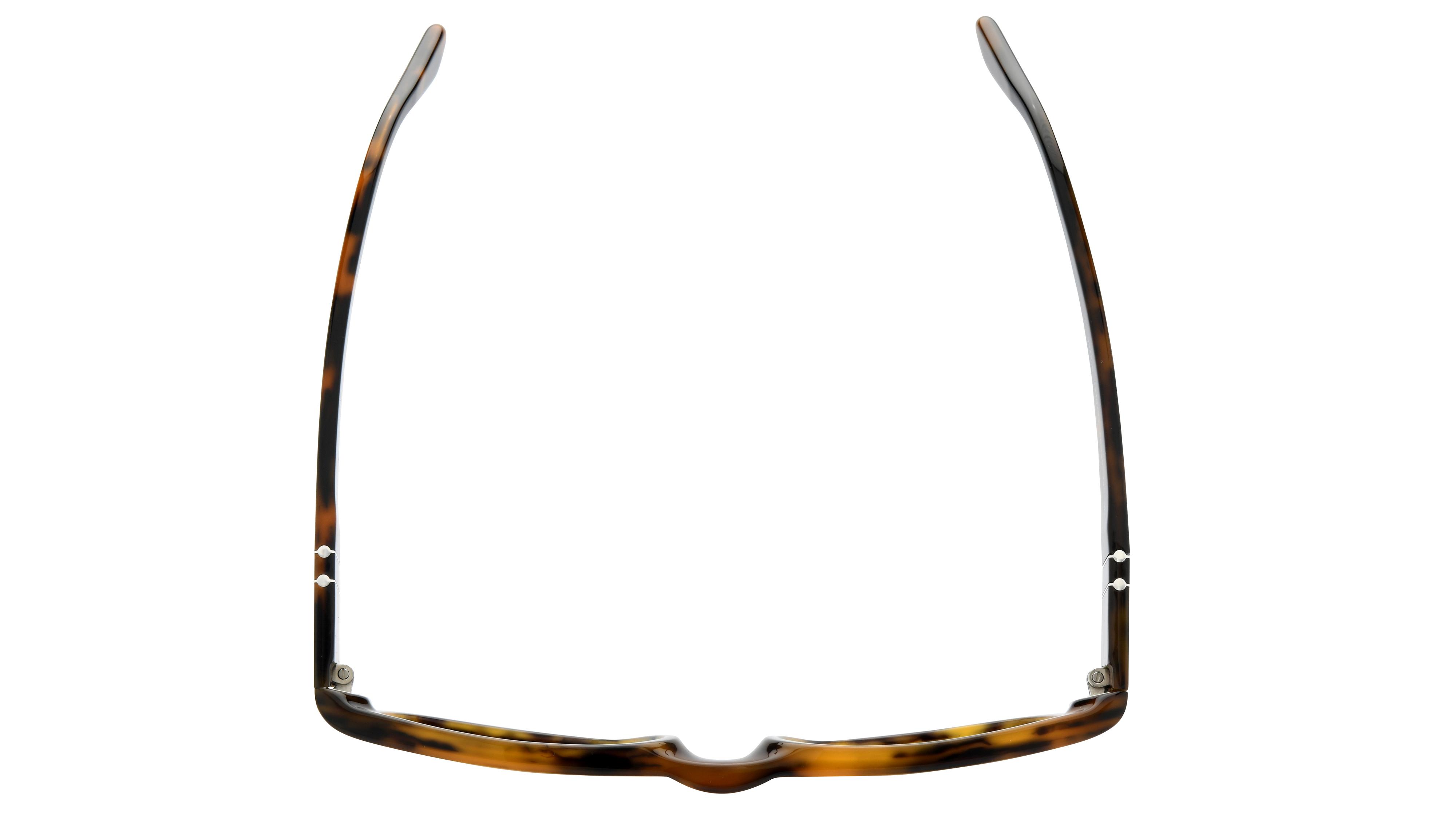 Lunettes de soleil Persol Mixte Marron Carré PO3348S Dessus