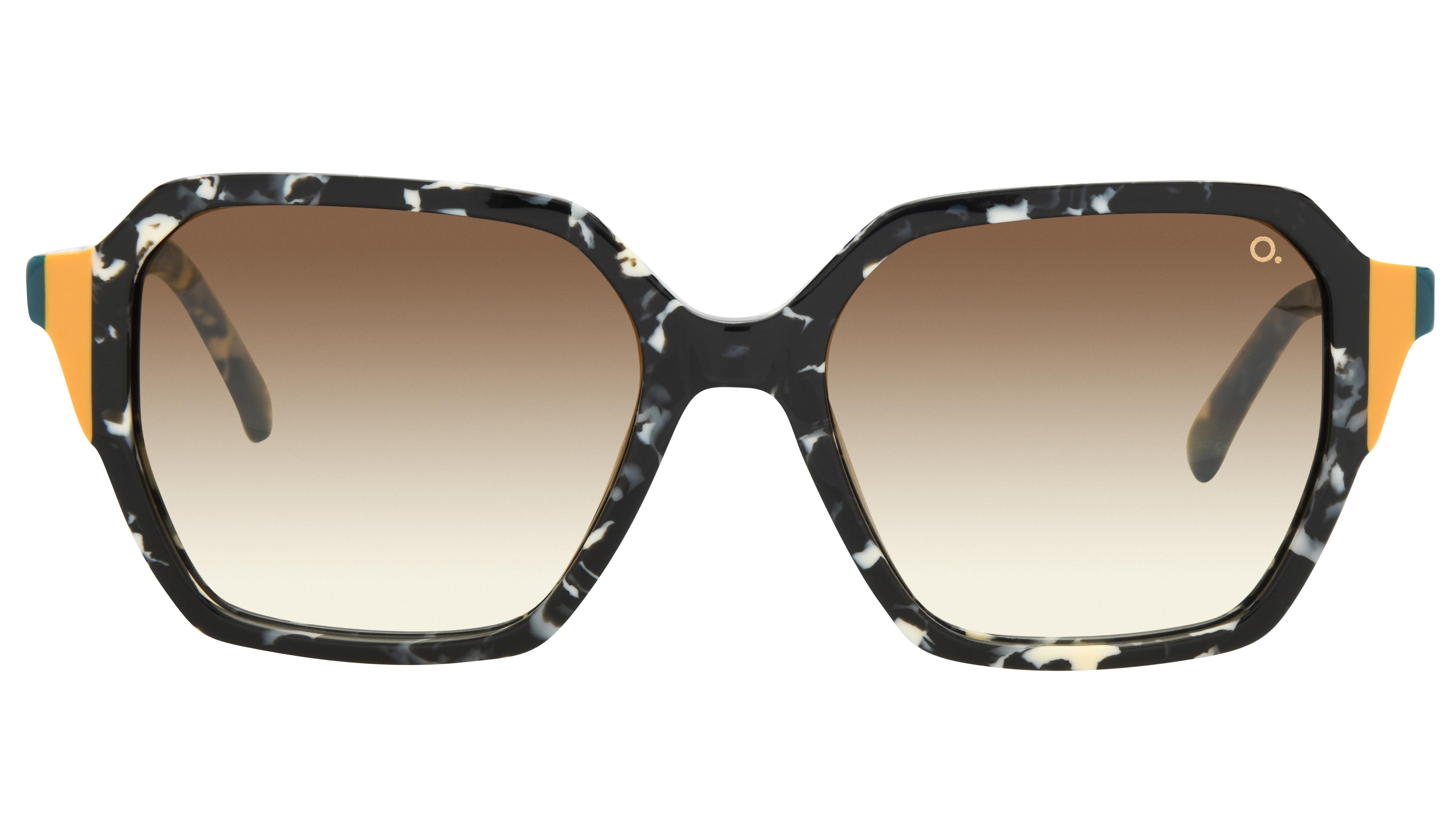 Lunettes de soleil Etnia Barcelona Femme Blanc Angulaire NAVAS Face