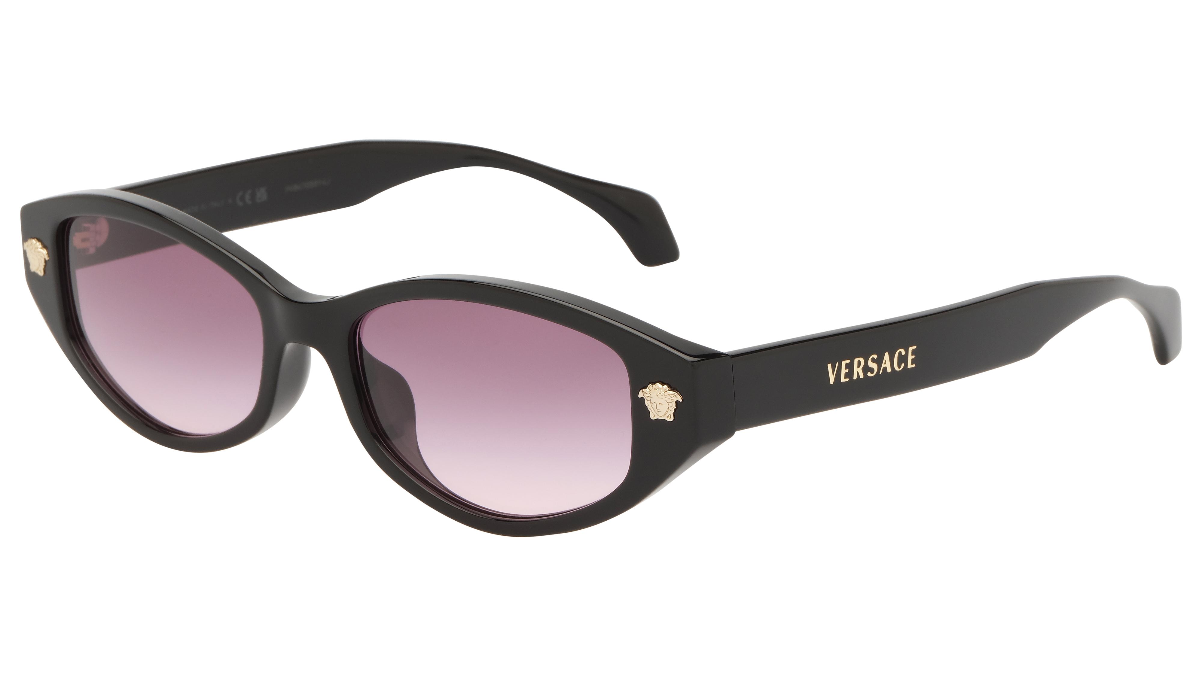 Lunettes de soleil Versace Femme Noir Papillon ve4512d Trois-Quart
