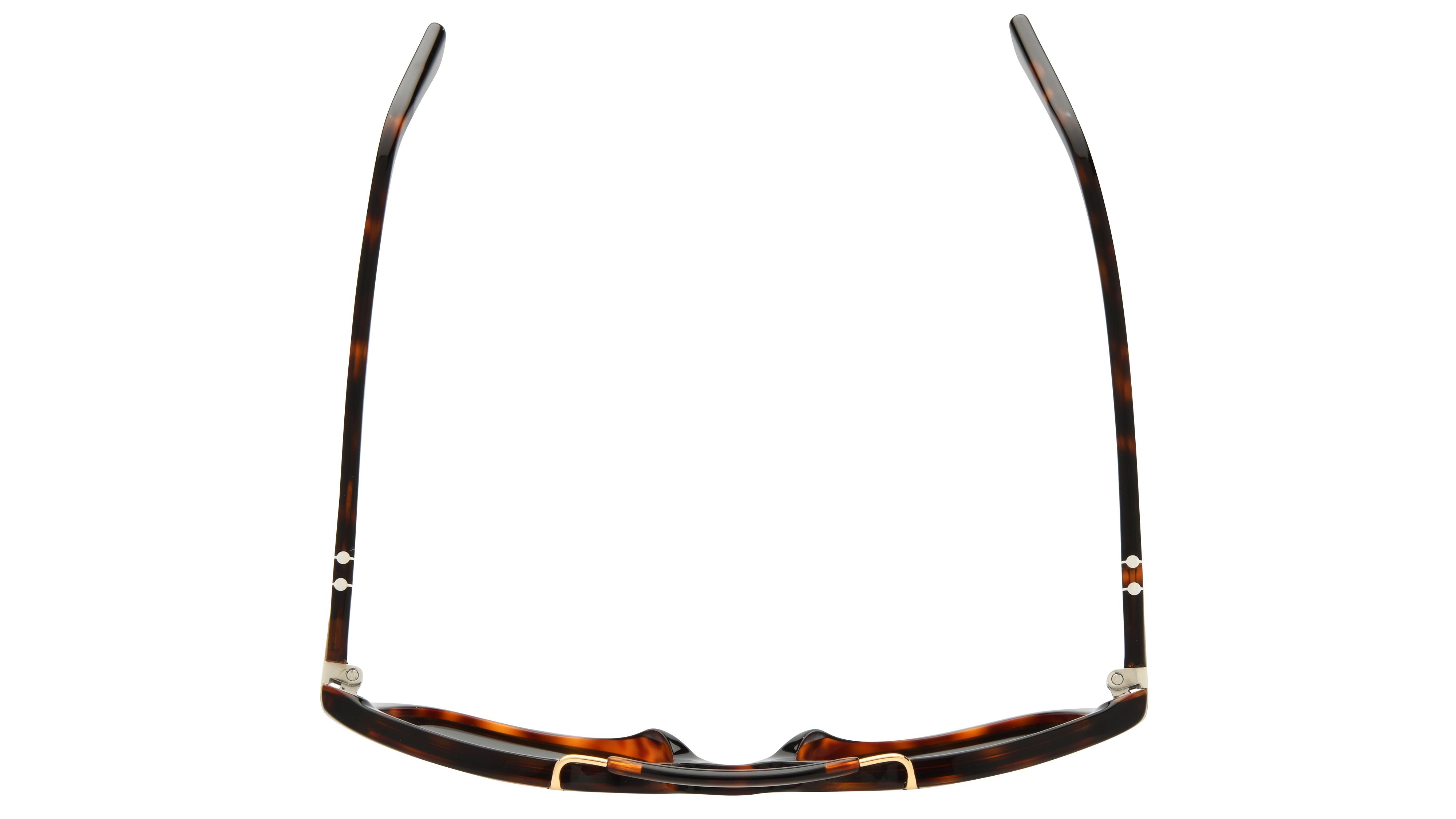 Lunettes de soleil Persol Mixte Écaille Carré PO0203S Dessus