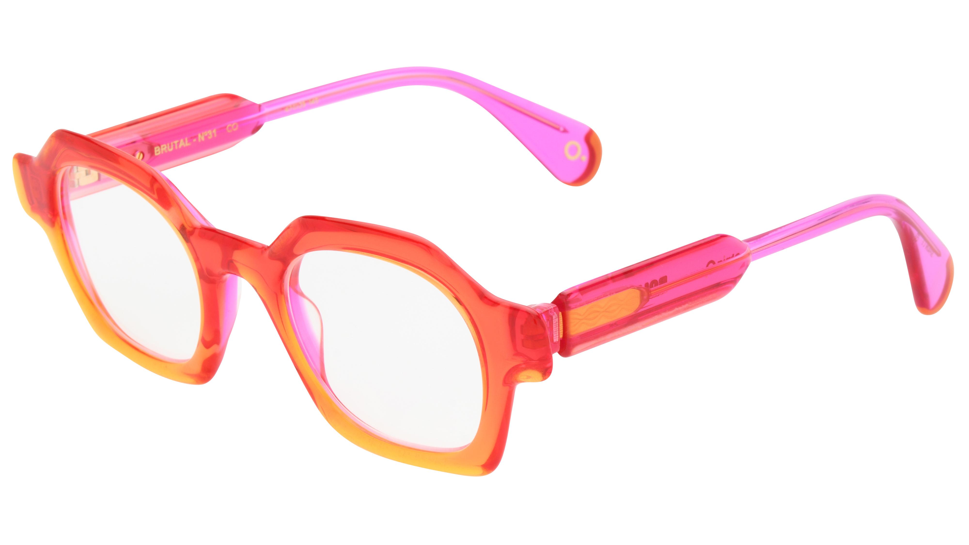 Lunettes de vue Etnia Barcelona Homme Transparent Carré brut Trois-Quart