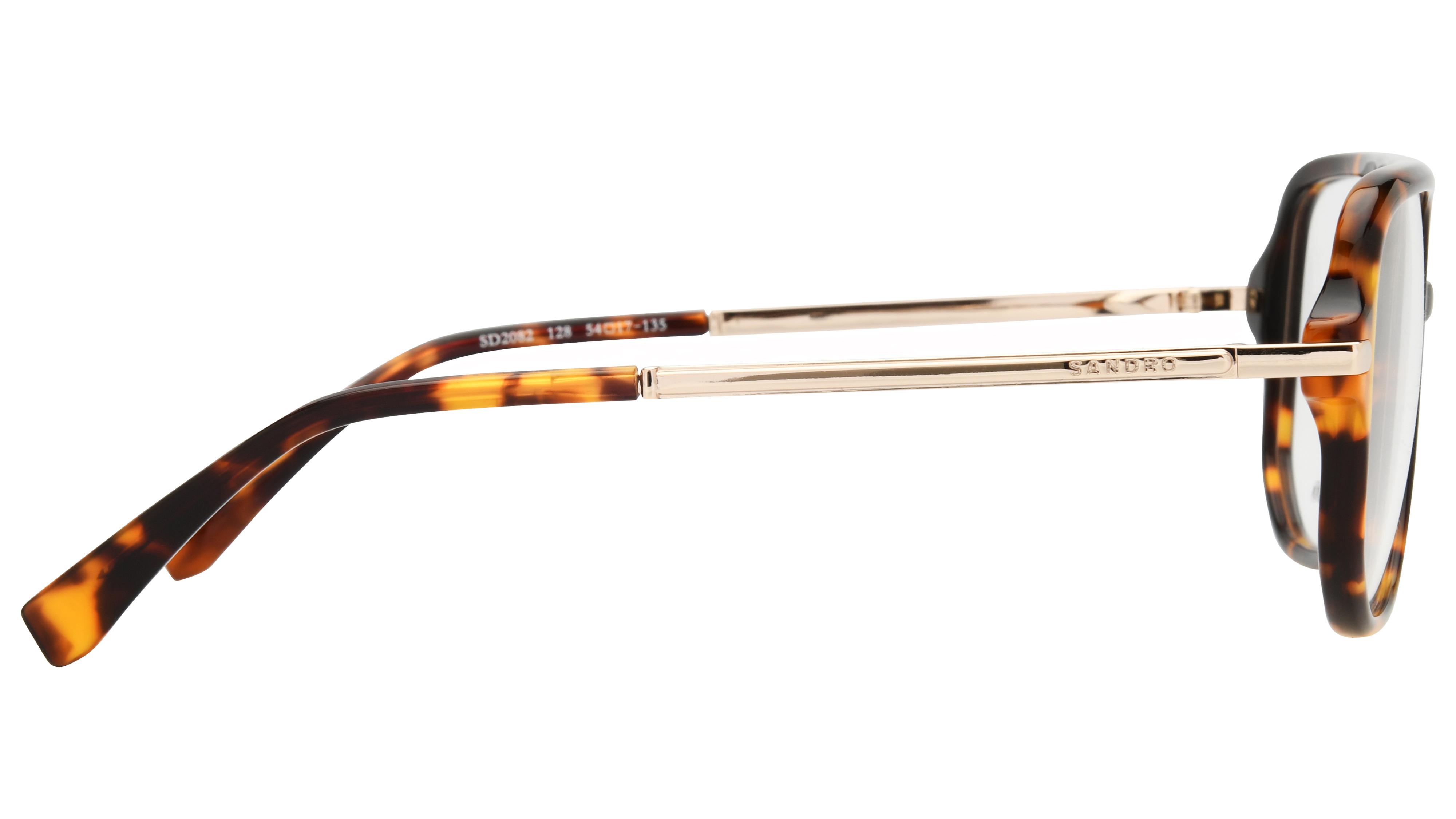 Lunettes de vue Sandro Femme Écaille Aviateur SD2082 Droite