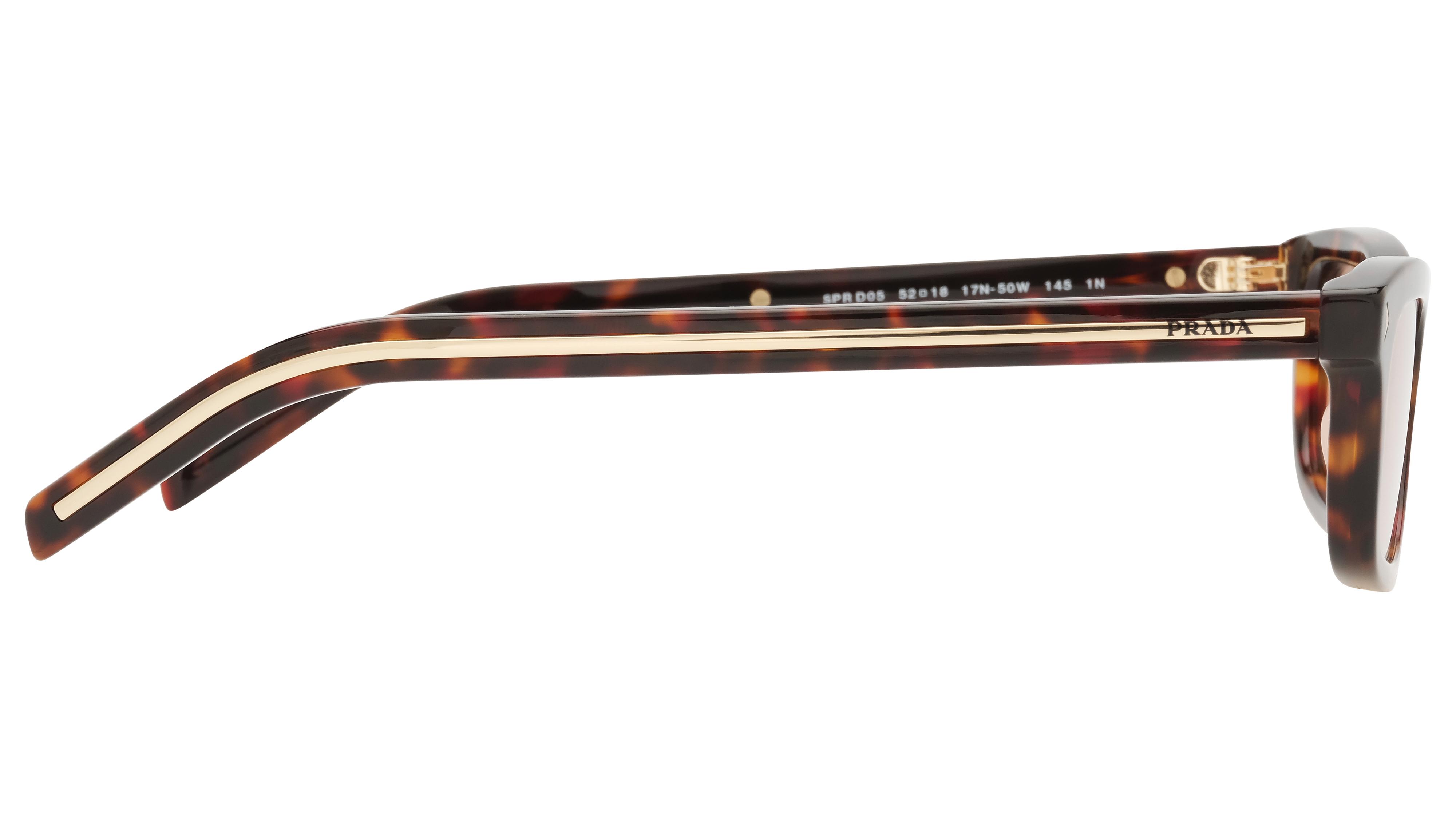 Lunettes de soleil Prada Femme Écaille Rectangle pr Droite