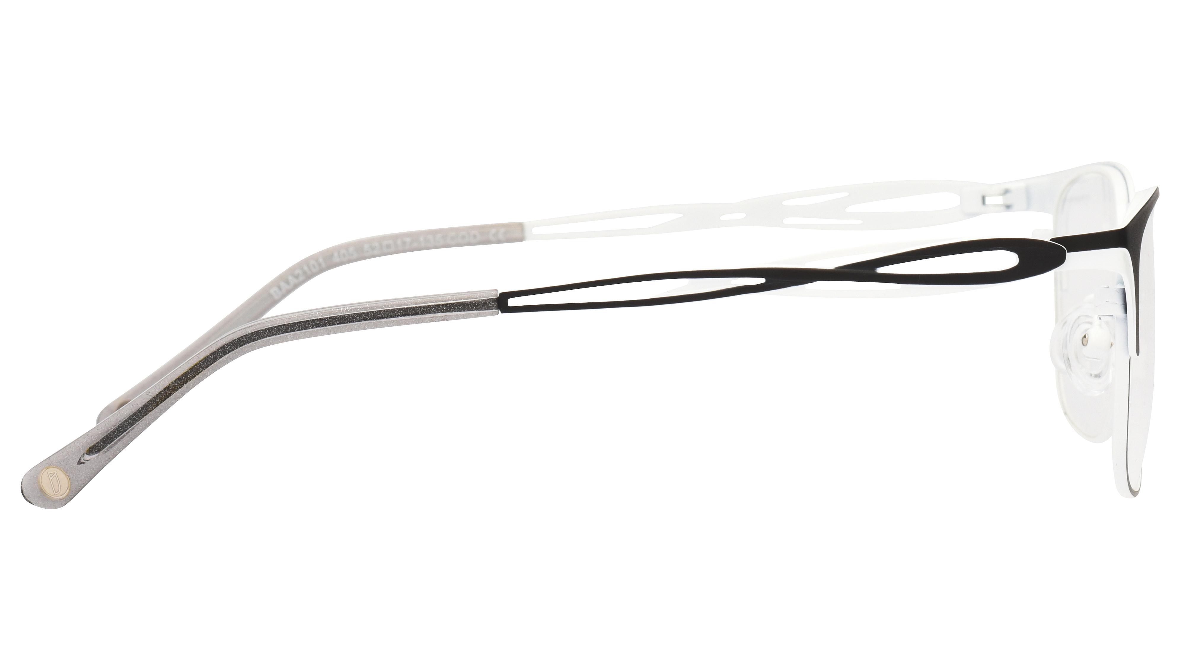 Lunettes de vue Baïa Femme Noir Rectangle Baa2101 Droite