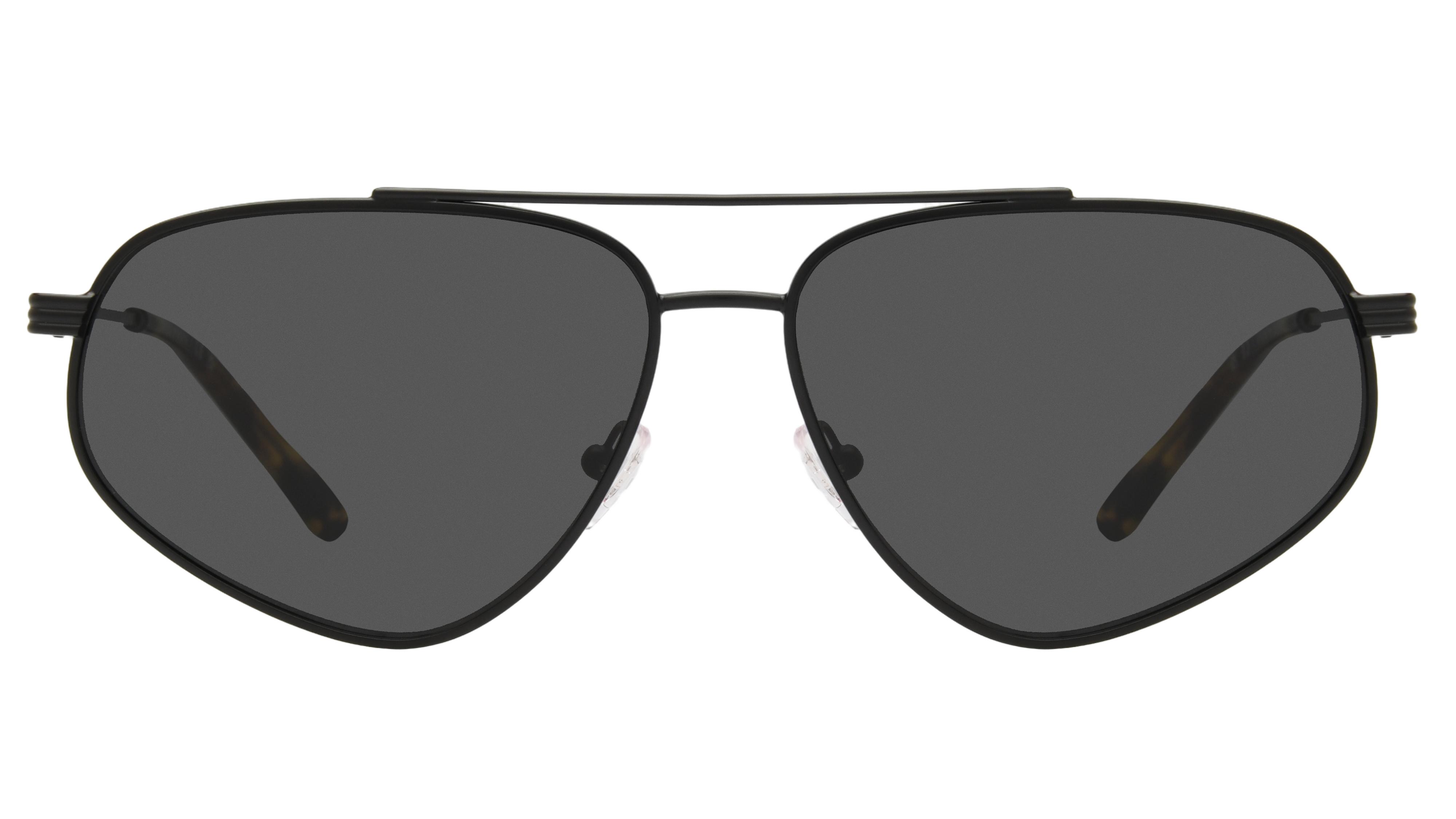 Lunettes de soleil Emporio Armani Homme Noir Aviateur EA2156 Face