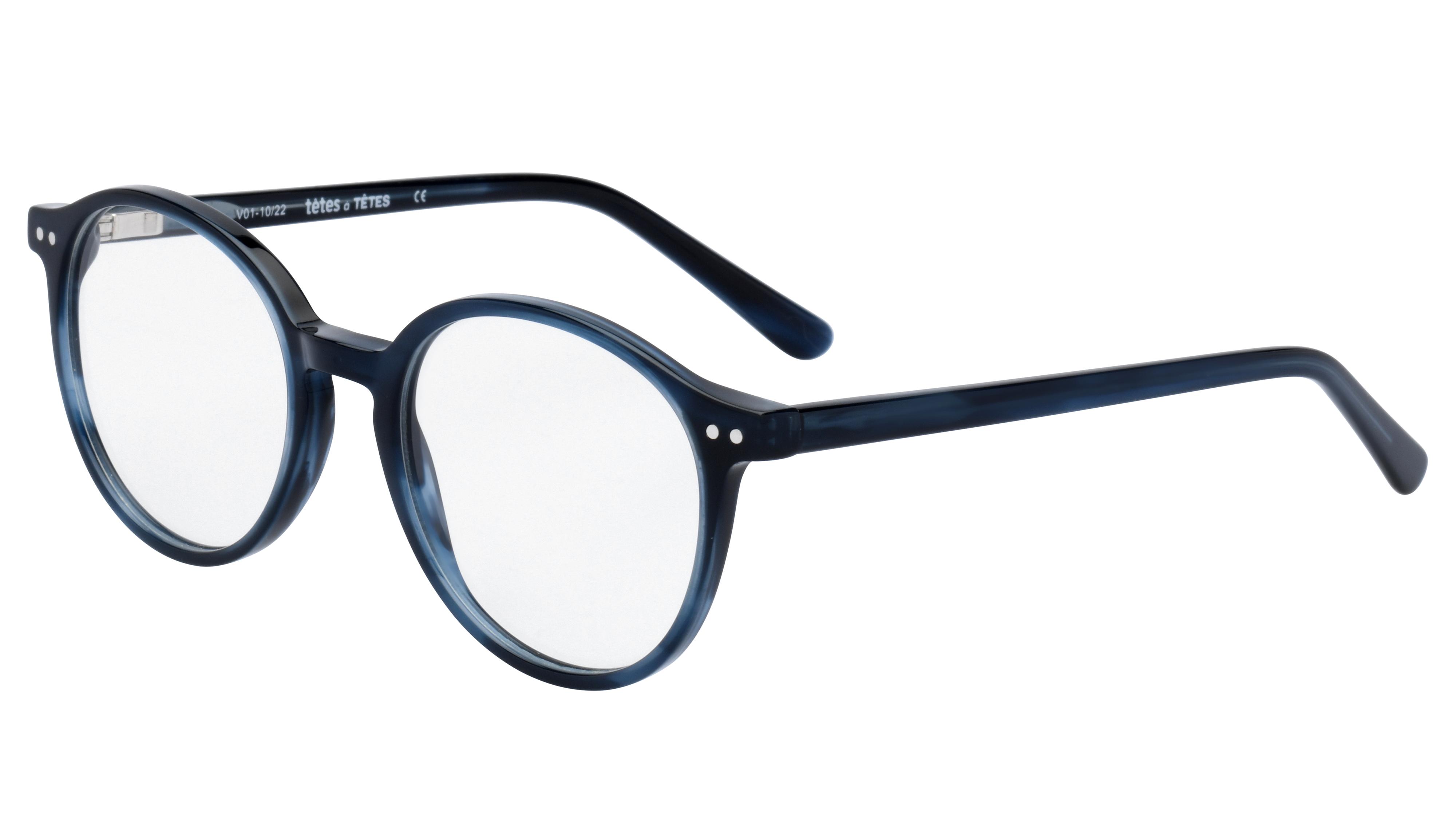 Lunettes de vue têtes à TETES Enfant Bleu Pantos Tat2307E+ Trois-Quart