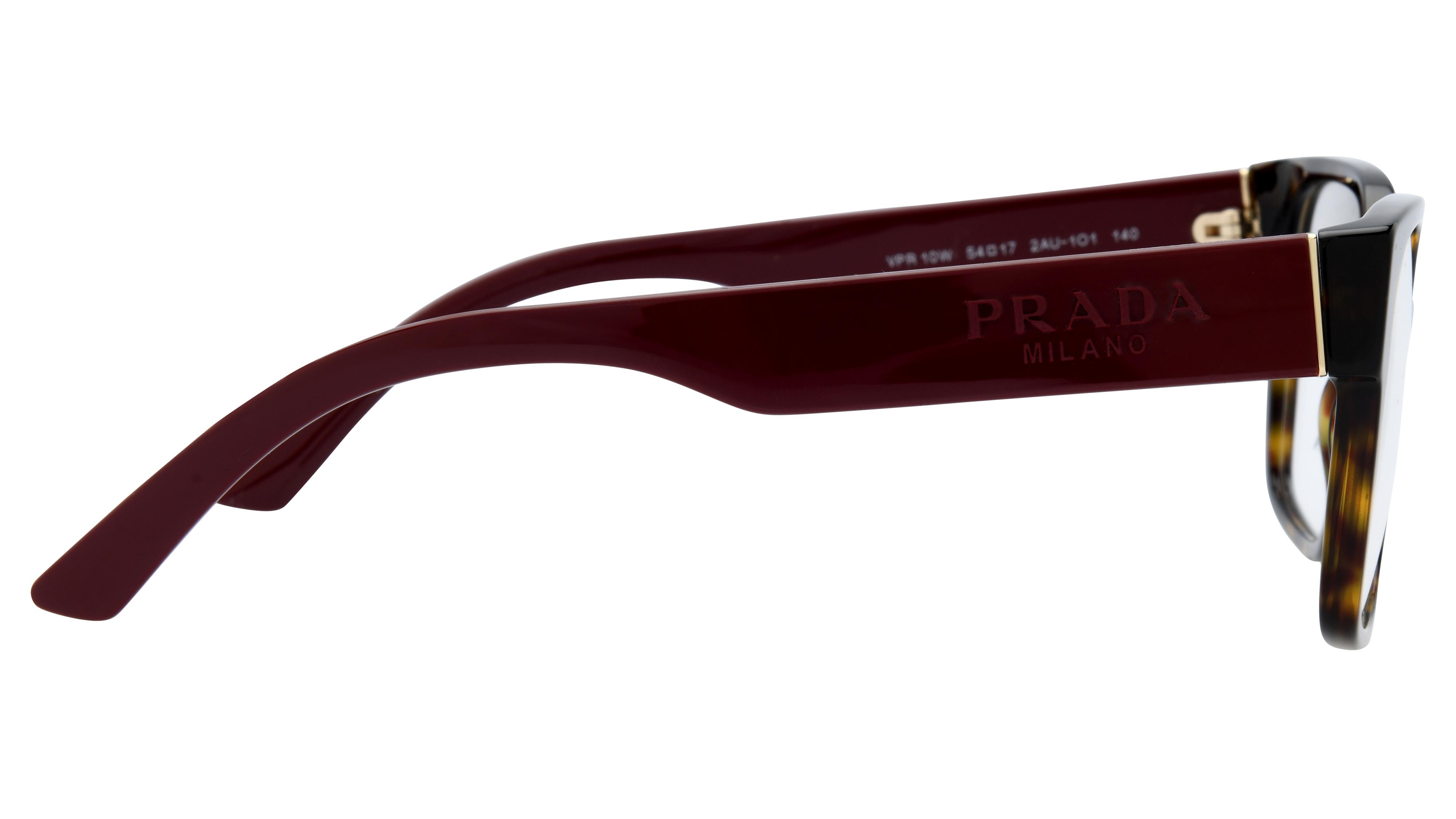 Lunettes de vue Prada Femme Écaille Rectangle Pr10Wv Droite