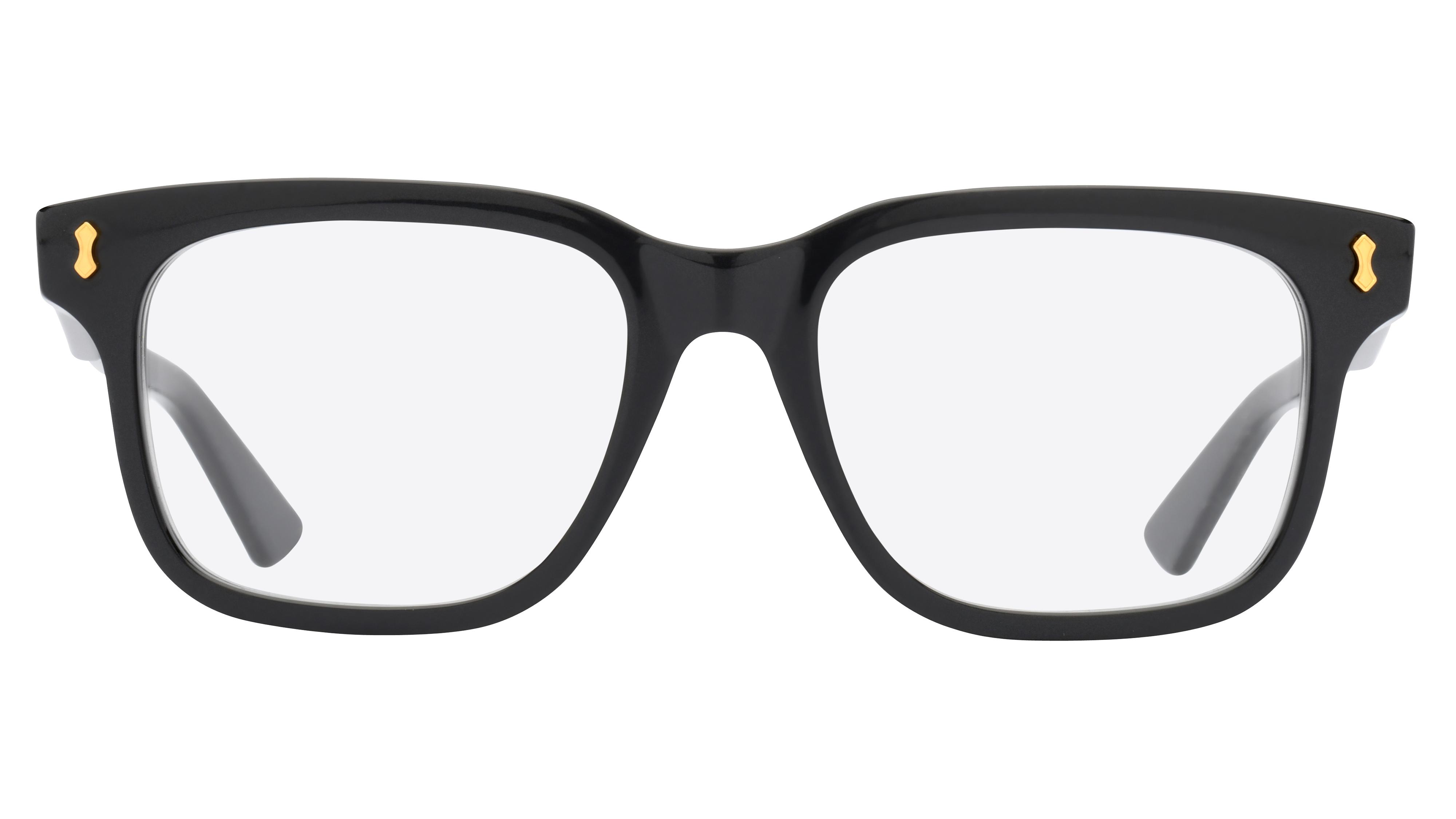 Lunettes de vue Gucci Homme Noir Carré GG1265O Face