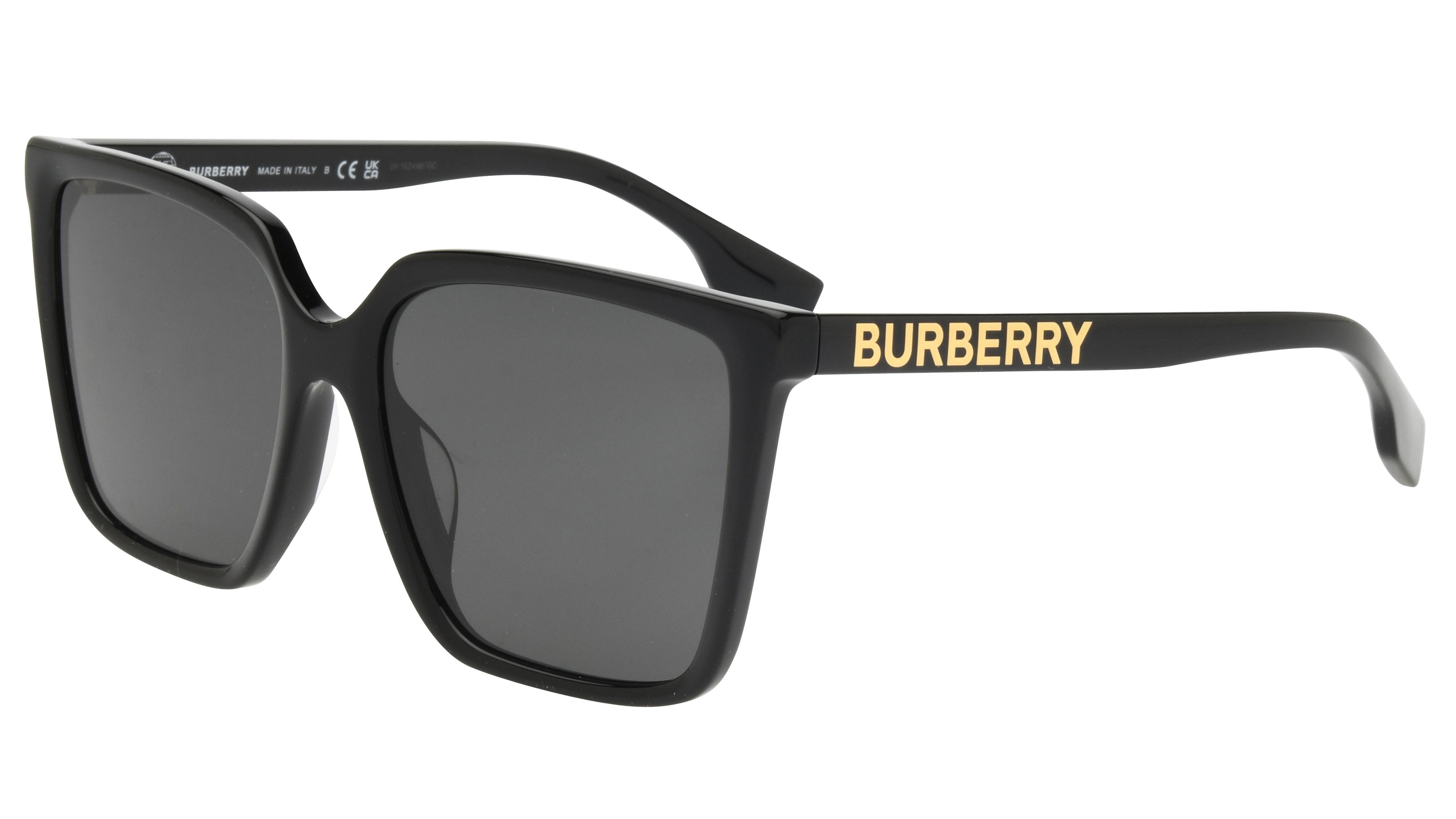 Lunettes de soleil Burberry Femme Noir Carré BE4411D Trois-Quart