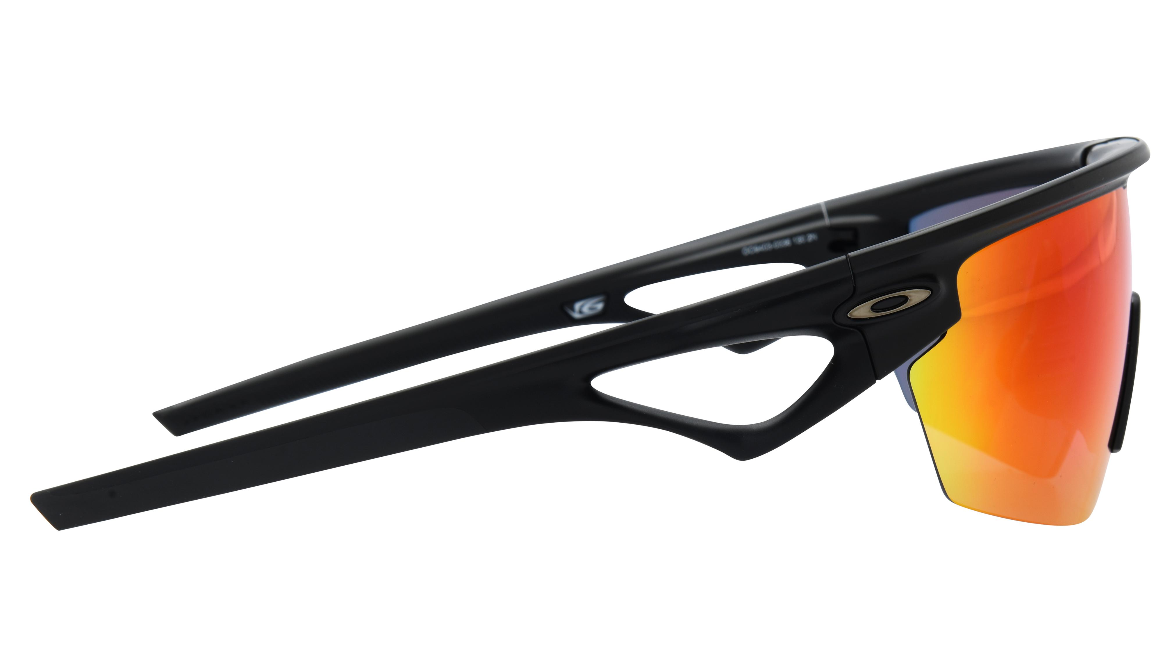 Lunettes de soleil Oakley Mixte Noir Rectangle Oo9403 Droite