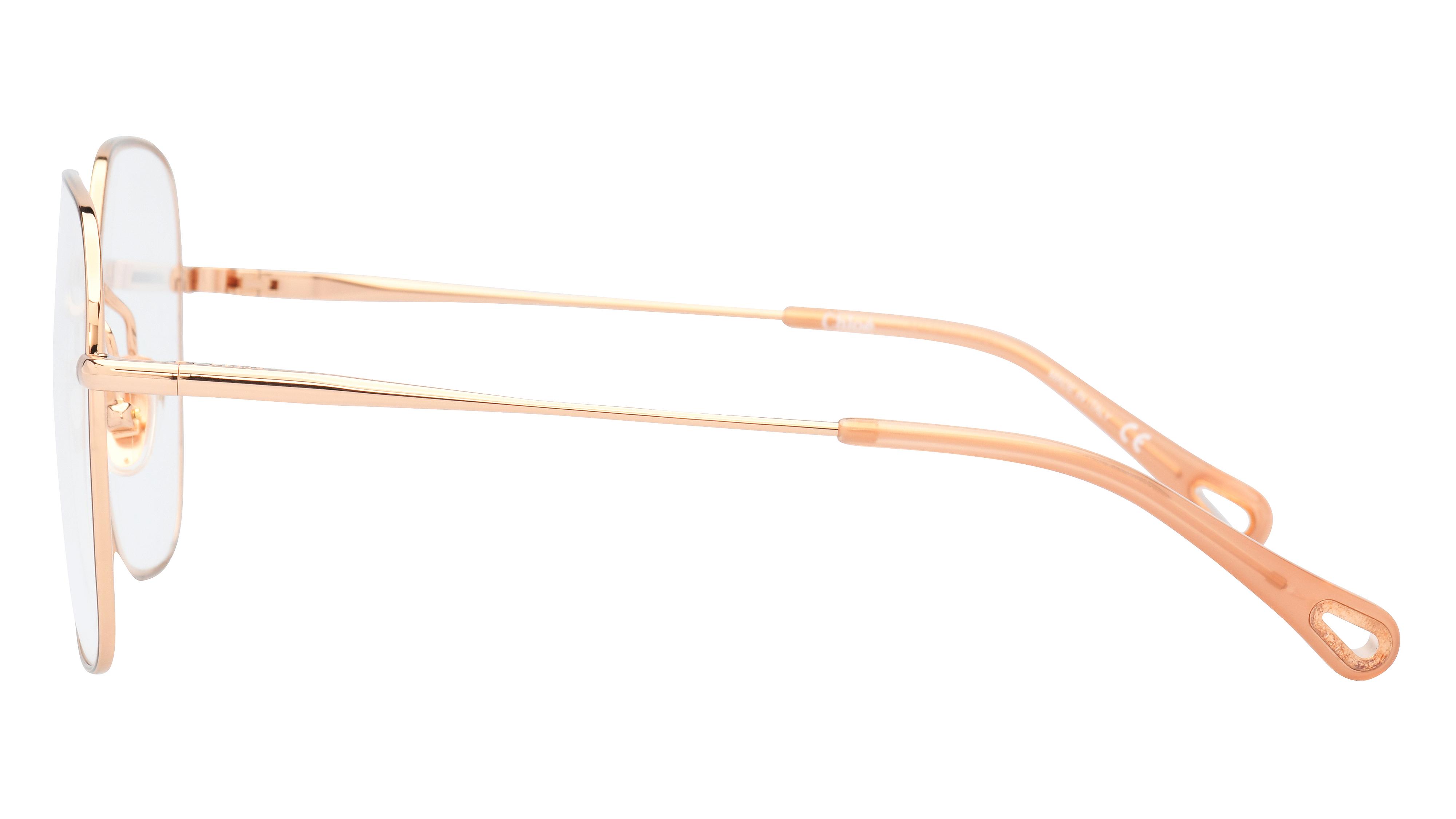 Lunettes de vue Chloé Femme Rose Carré Ch0023O Gauche