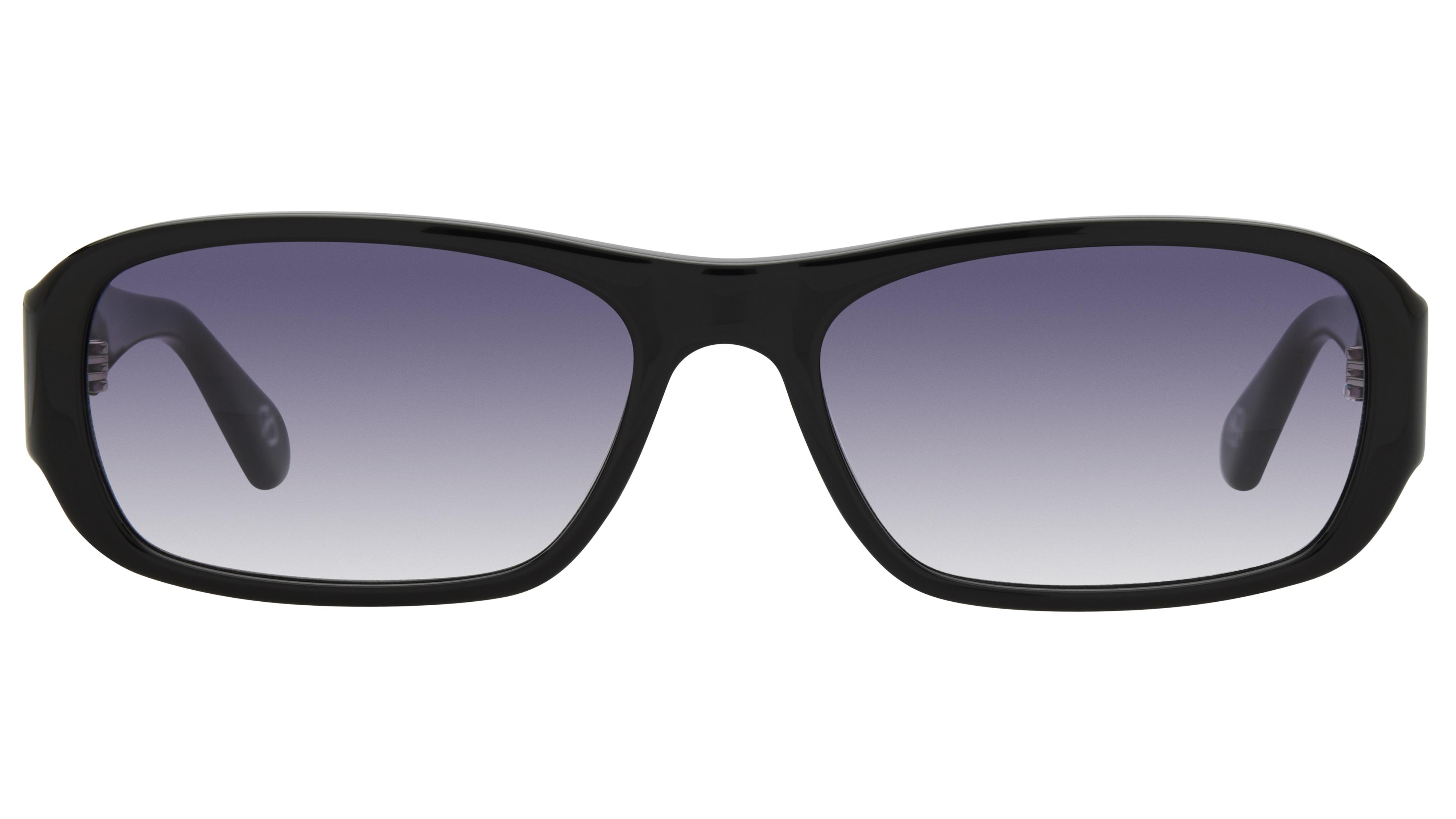 Lunettes de soleil Signature Krys Mixte Noir Rectangle will Face