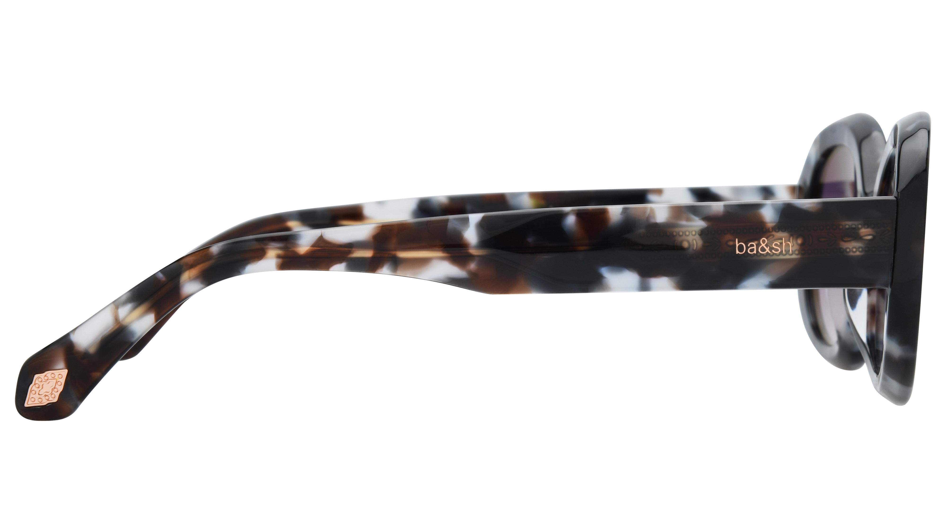 Lunettes de soleil ba&sh Femme Écaille Ovale laela Droite