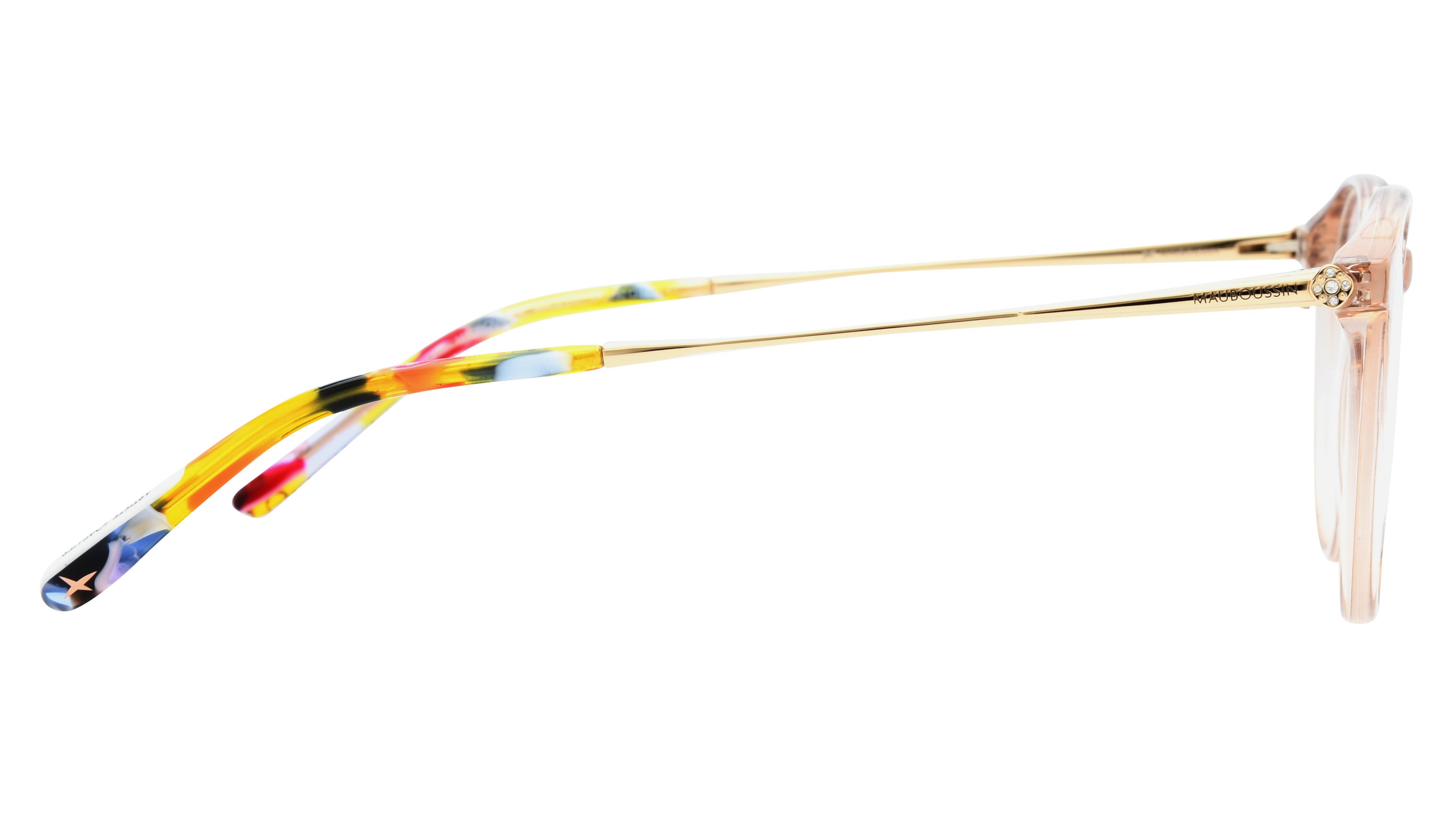 Lunettes de vue Mauboussin Femme Rose Pantos MAU2317 Droite