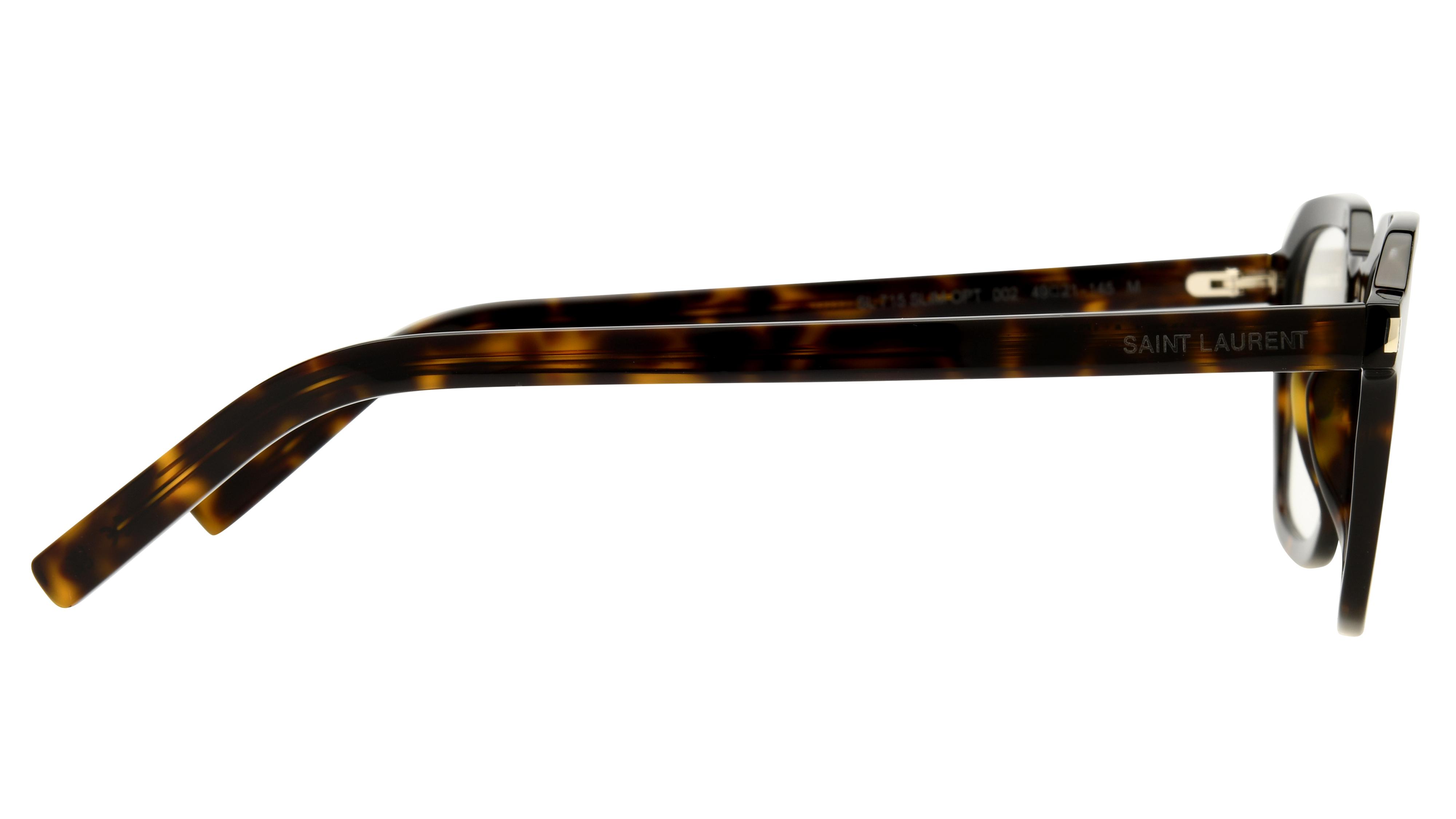 Lunettes de vue Saint Laurent Mixte Écaille Rectangle SL Droite