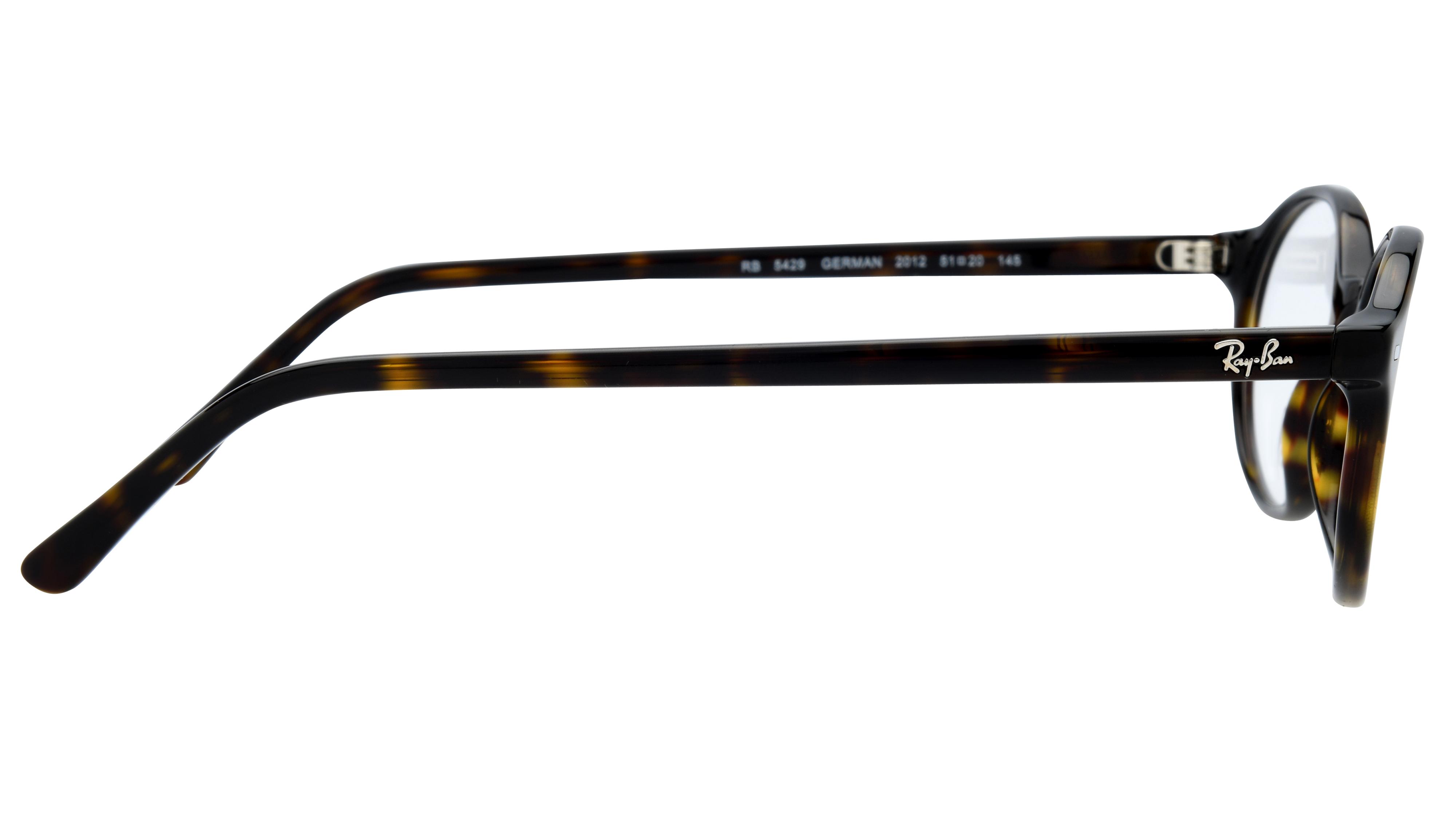 Lunettes de vue Ray-Ban Mixte Écaille Ovale Rx5429 Droite