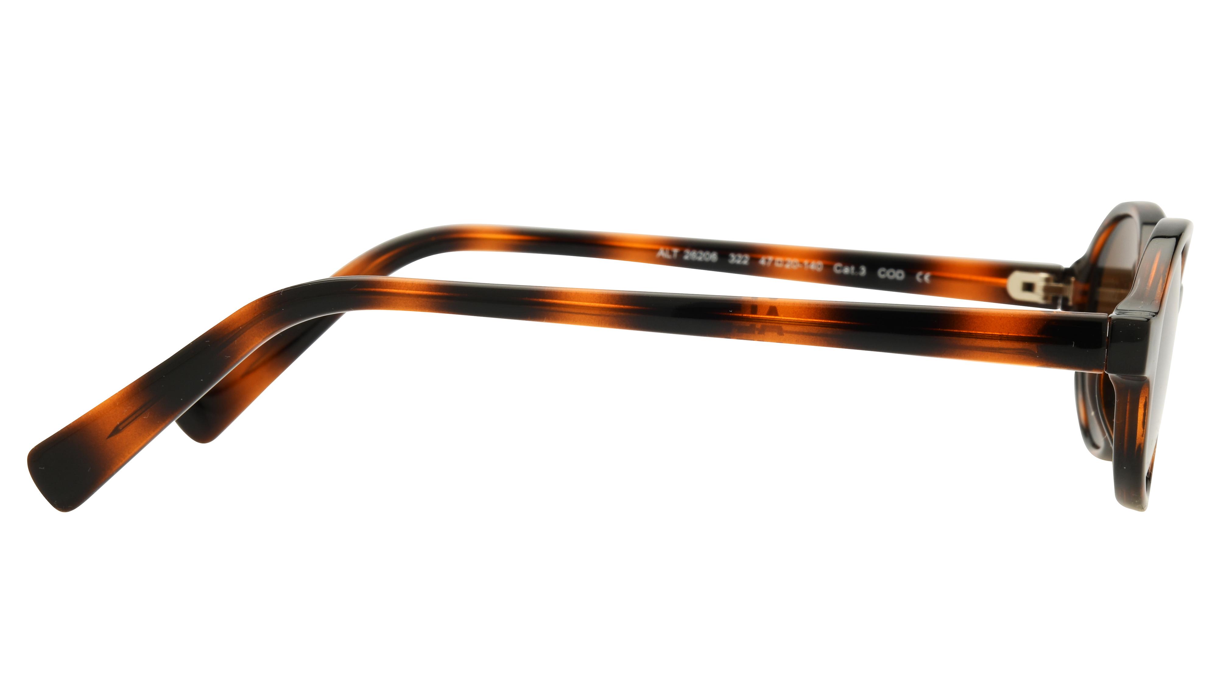 Lunettes de soleil Alternance Femme Écaille Ovale Alt26206 Droite