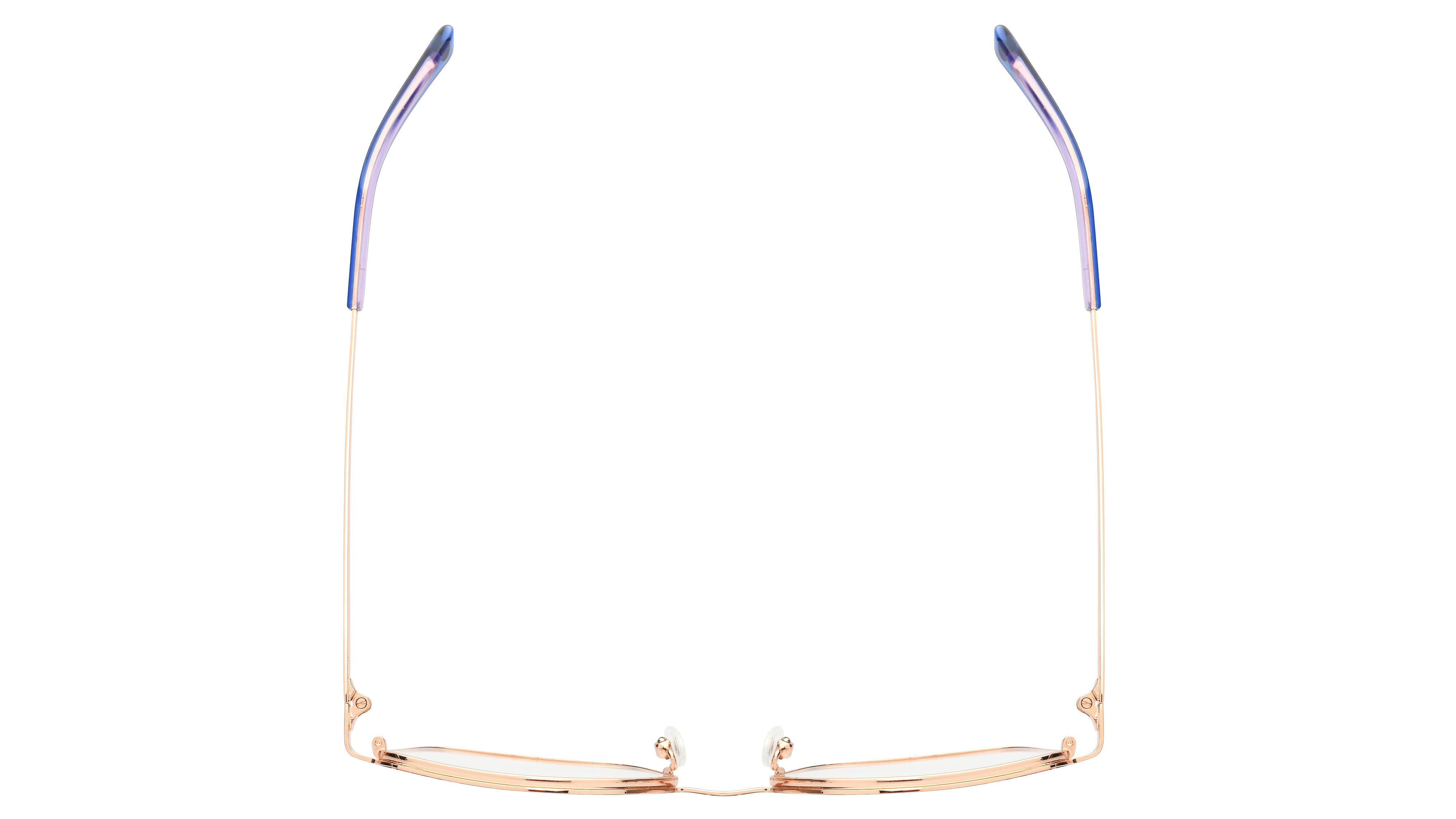 Lunettes de vue Baïa Femme Or Carré Baa2004 Dessus