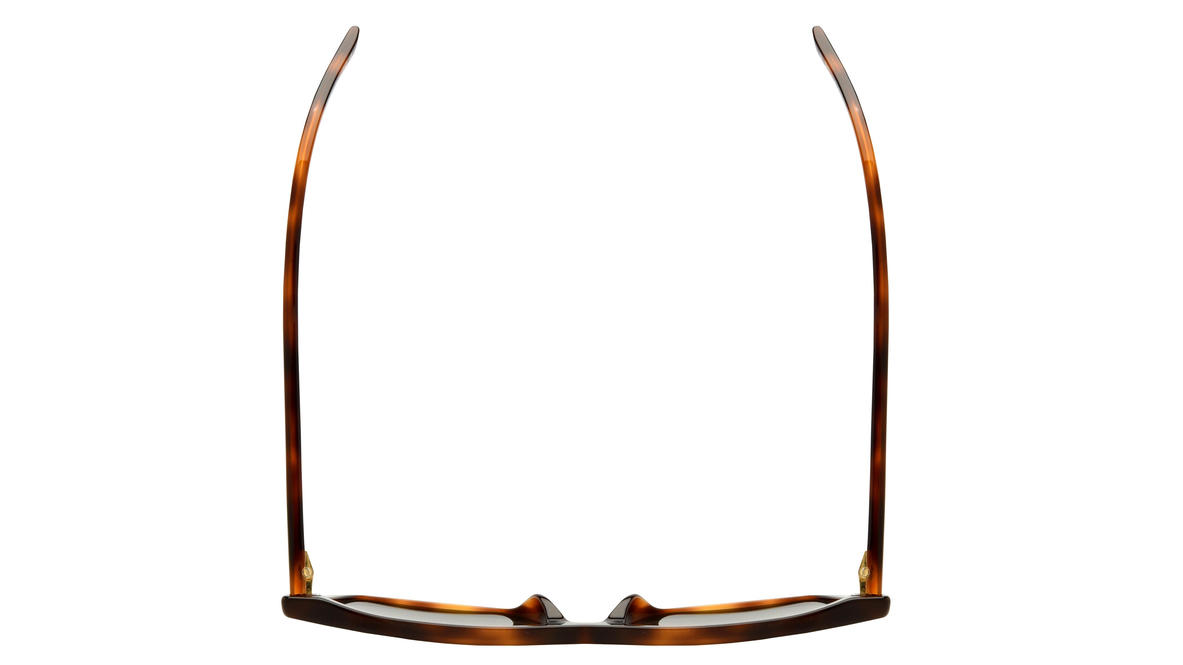 Lunettes de soleil Saint Laurent Mixte Écaille Rectangle SL Dessus
