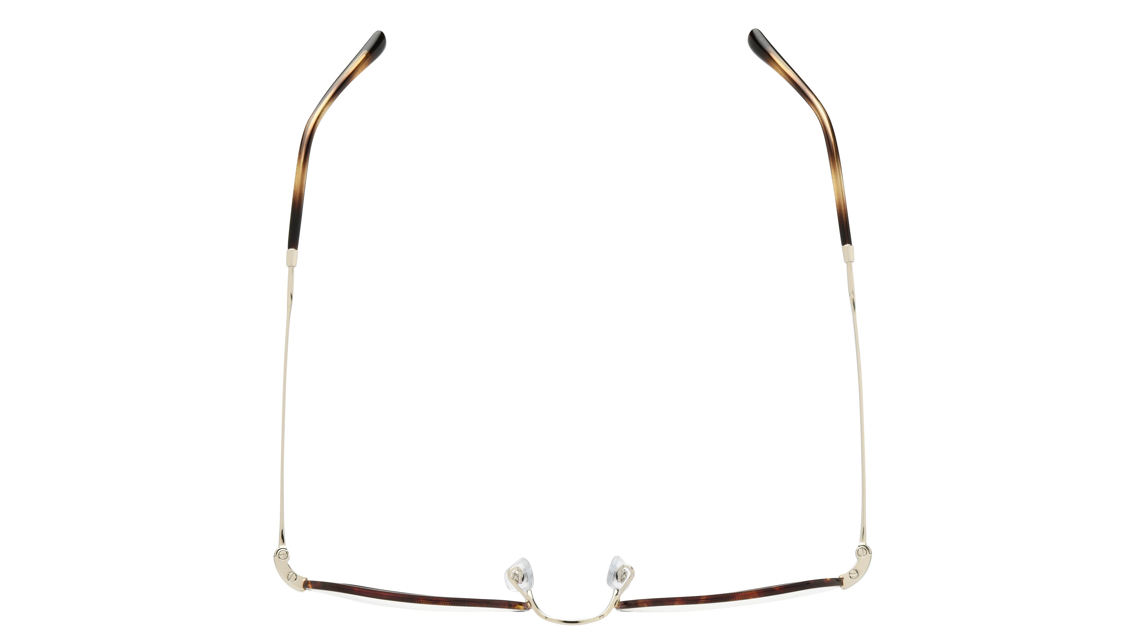 Lunettes de vue Ray-Ban Mixte Argent Carré Rx3694V Dessus