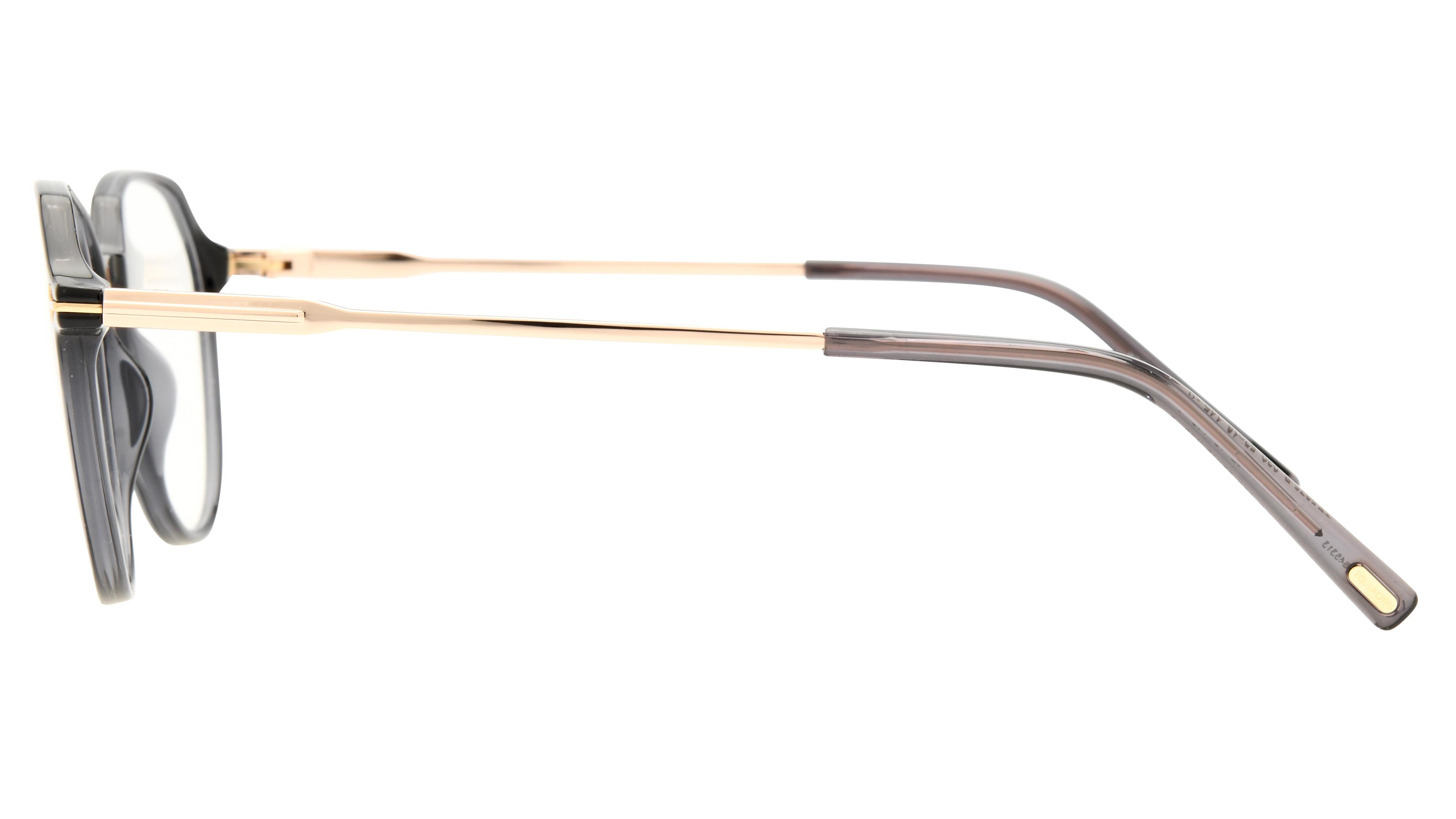 Lunettes de vue Tom Ford Homme Gris Ronde Tf5875-B Gauche