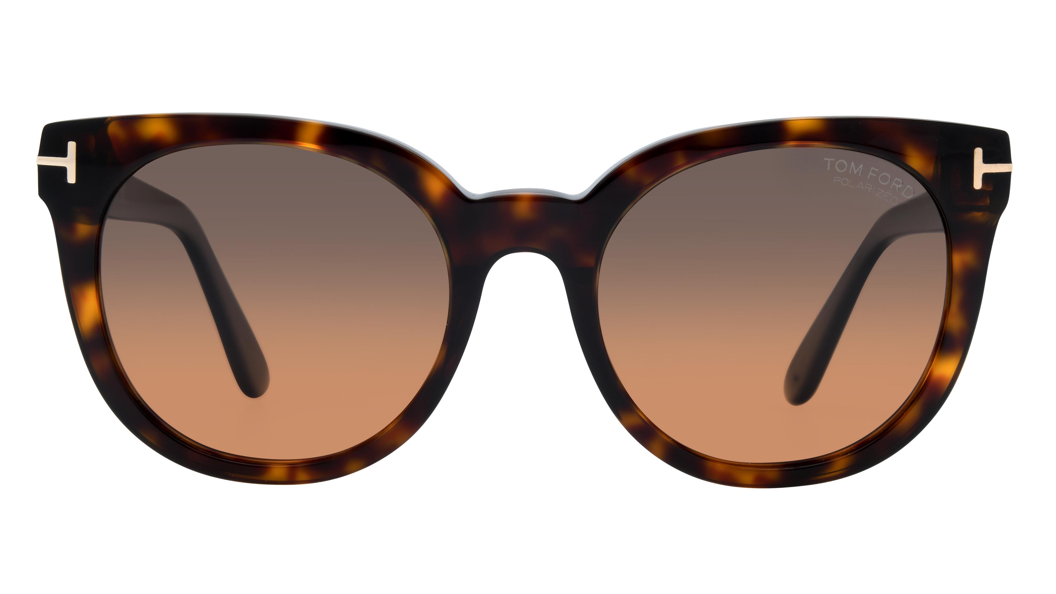 Lunettes de soleil Tom Ford Femme Écaille Papillon Ft1109 Face