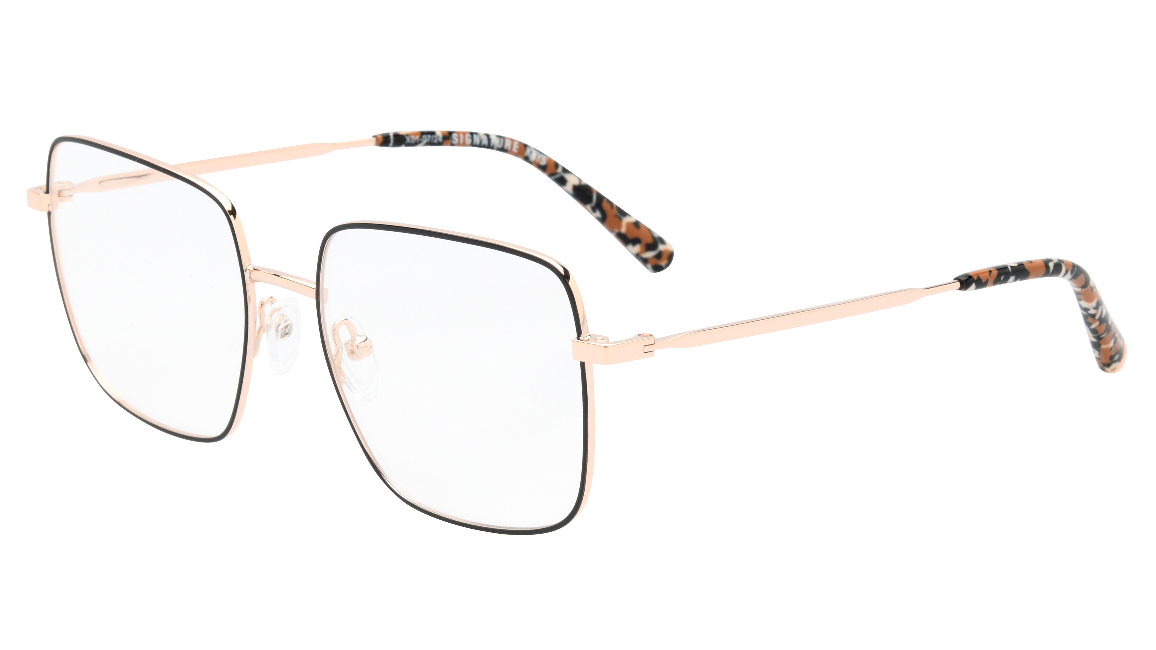 Lunettes de vue Signature Krys Femme Or Carré Ml2408 Trois-Quart