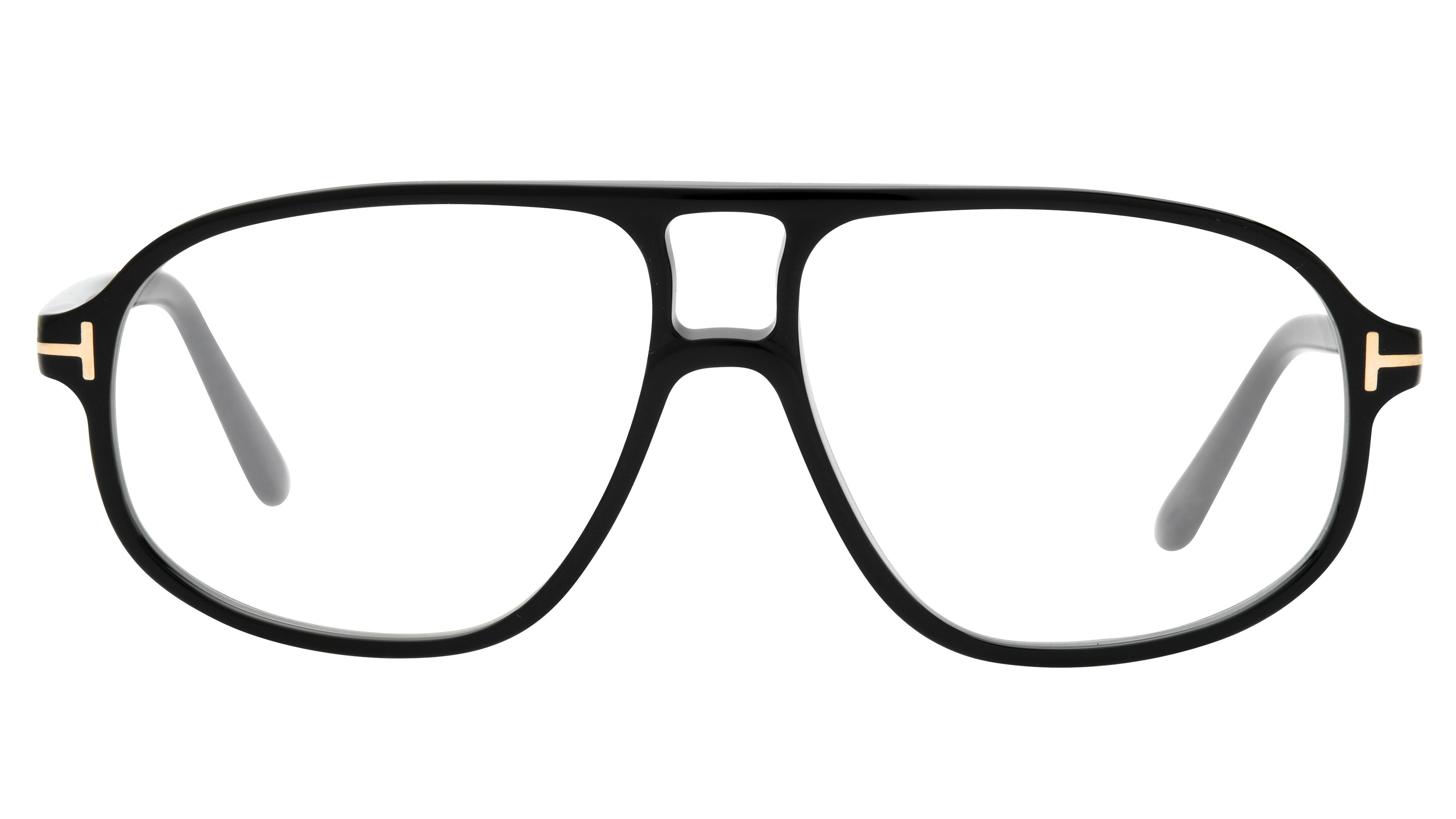 Lunettes de vue Tom Ford Homme Noir Aviateur FT6082-B Face