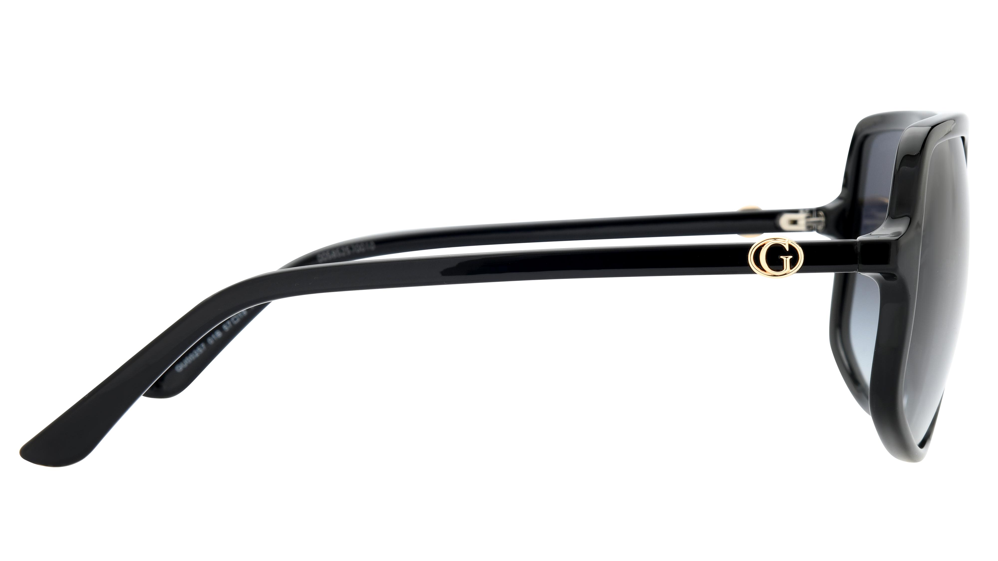 Lunettes de soleil Guess Femme Noir Carré GU00257 Droite