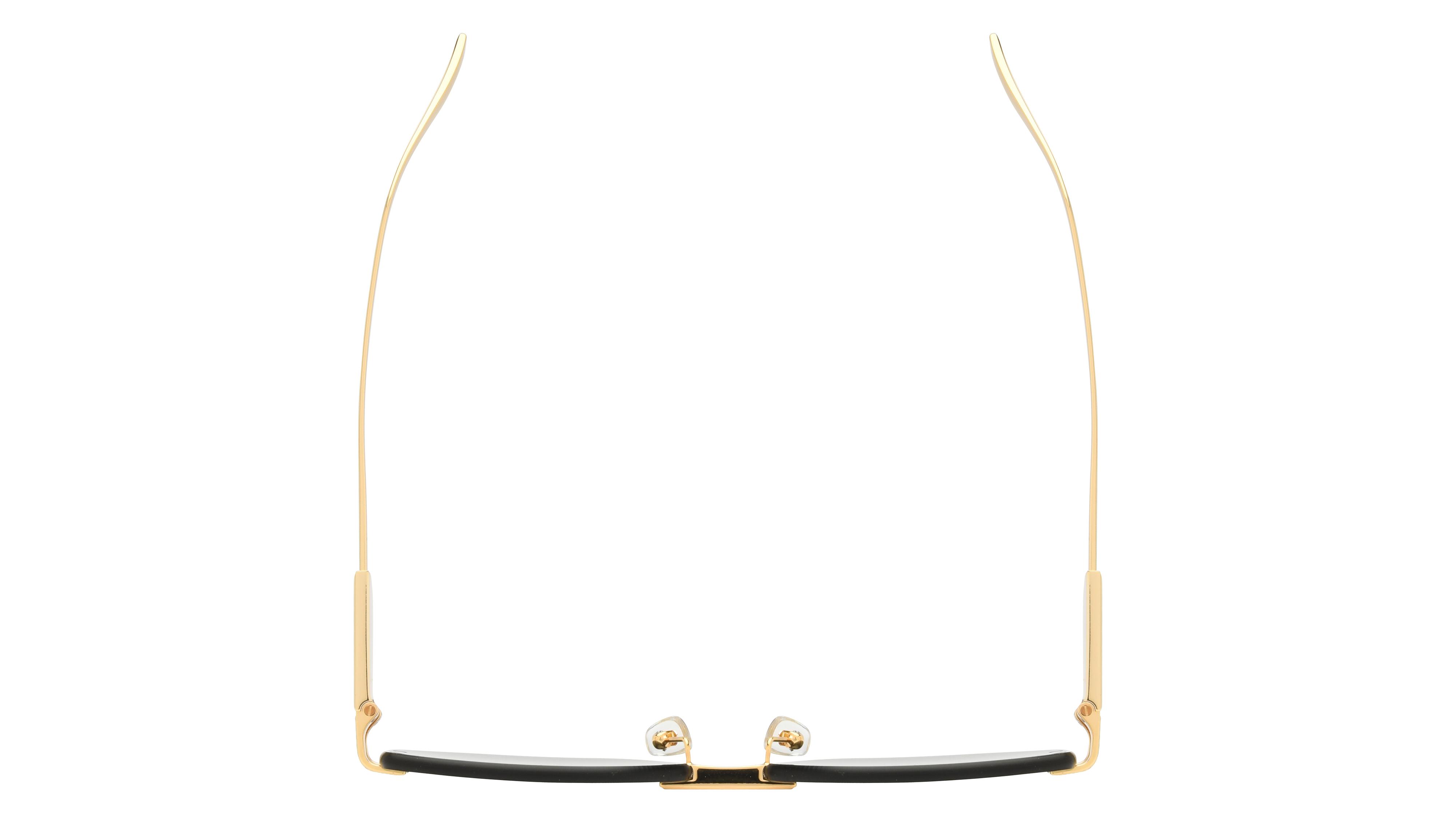 Lunettes de soleil Versace Femme Or Ovale VE2274 Dessus