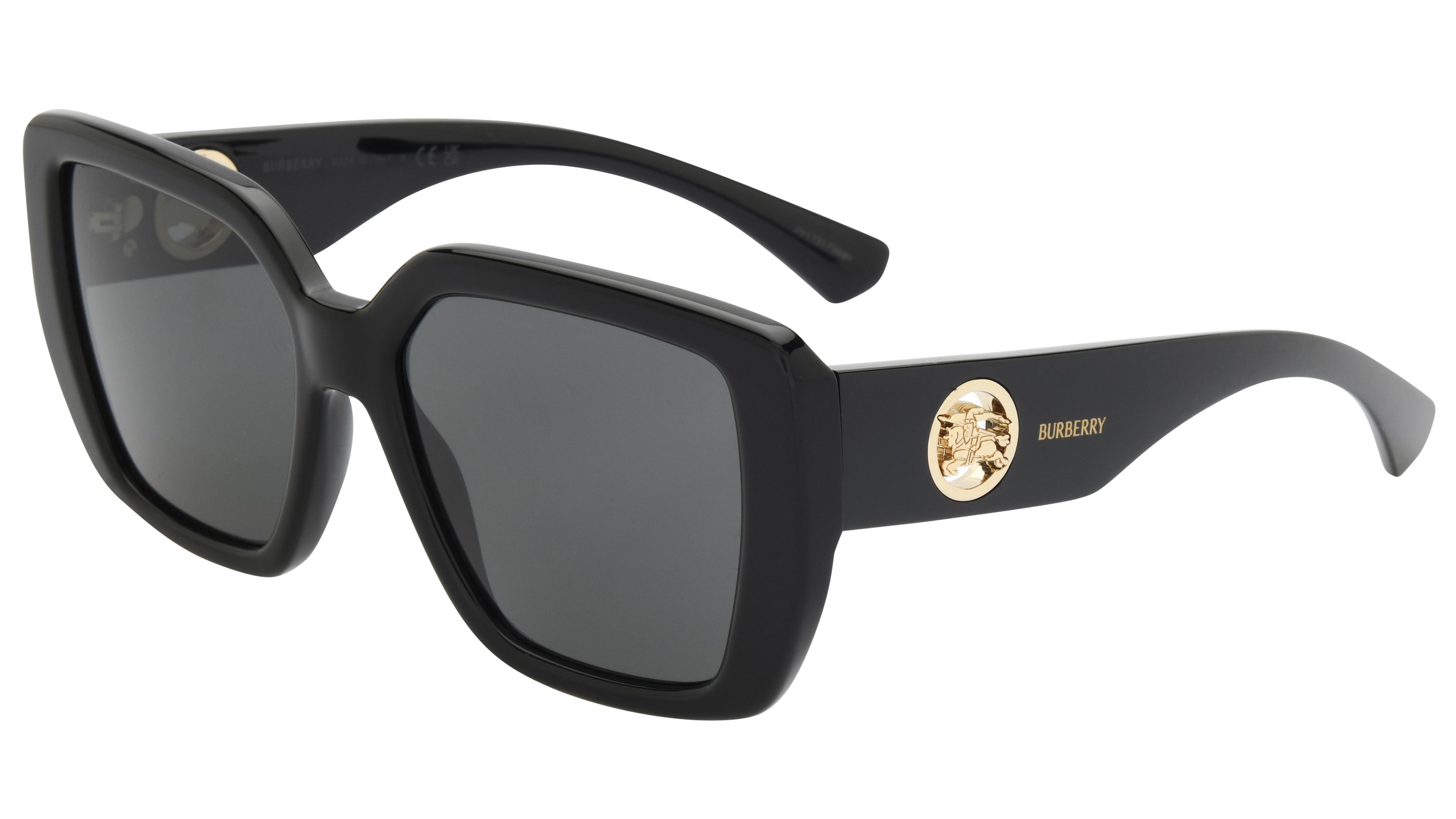 Lunettes de soleil Burberry Femme Noir Carré 0Be4471 Trois-Quart