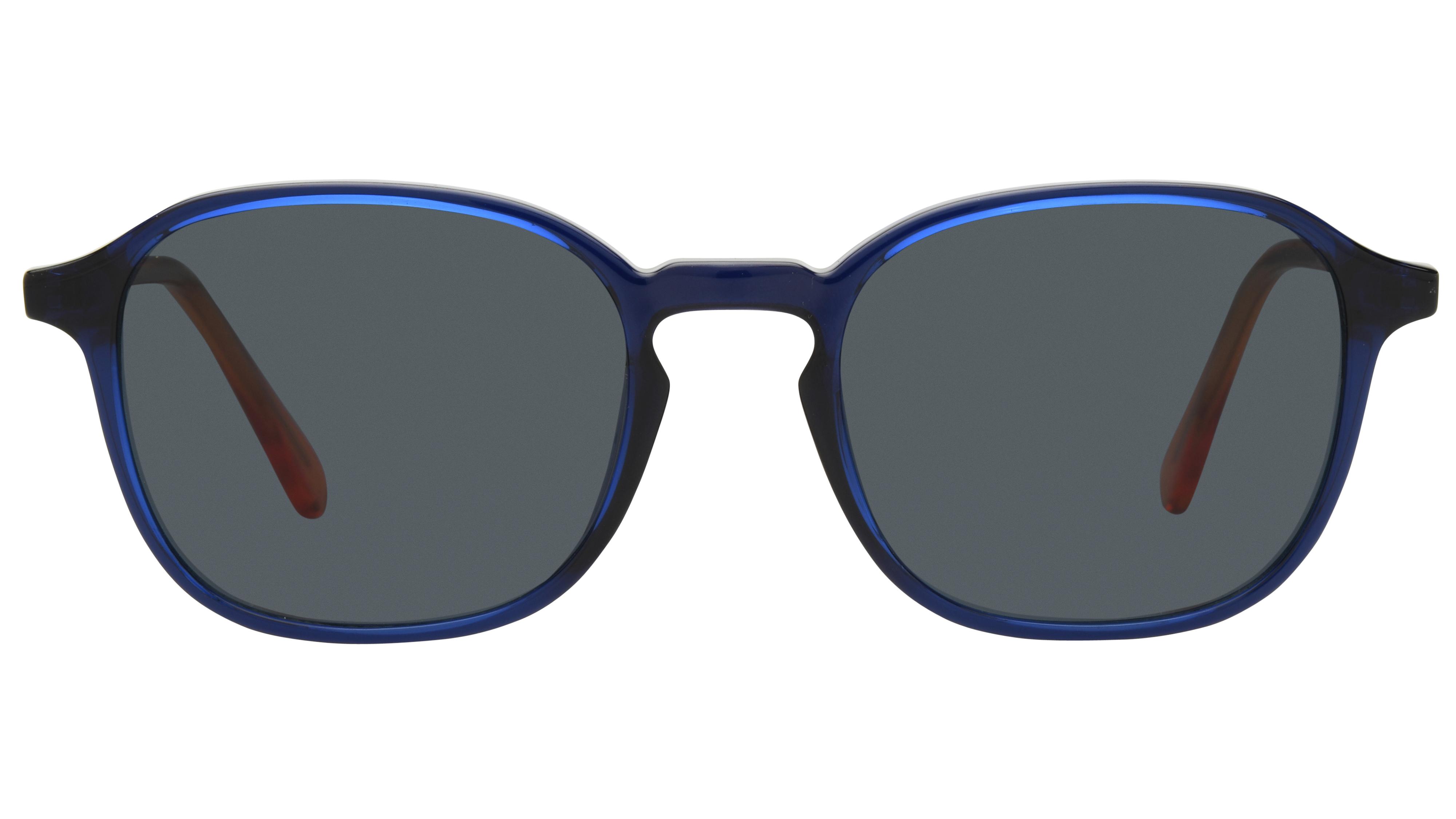 Lunettes de soleil Alternance Enfant Bleu Rectangle alt26204 Face